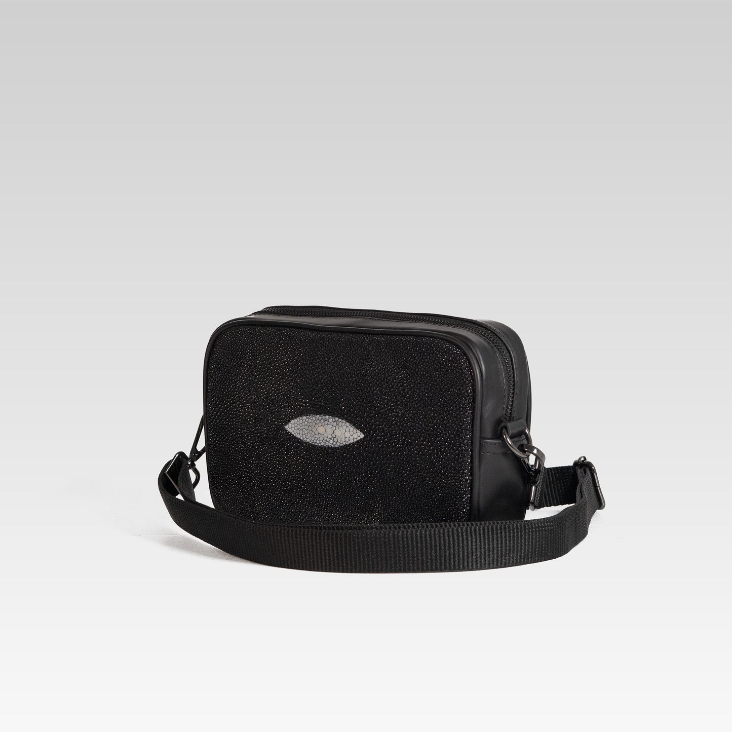 Trousse de toilette Alberto Black véritable raie manta