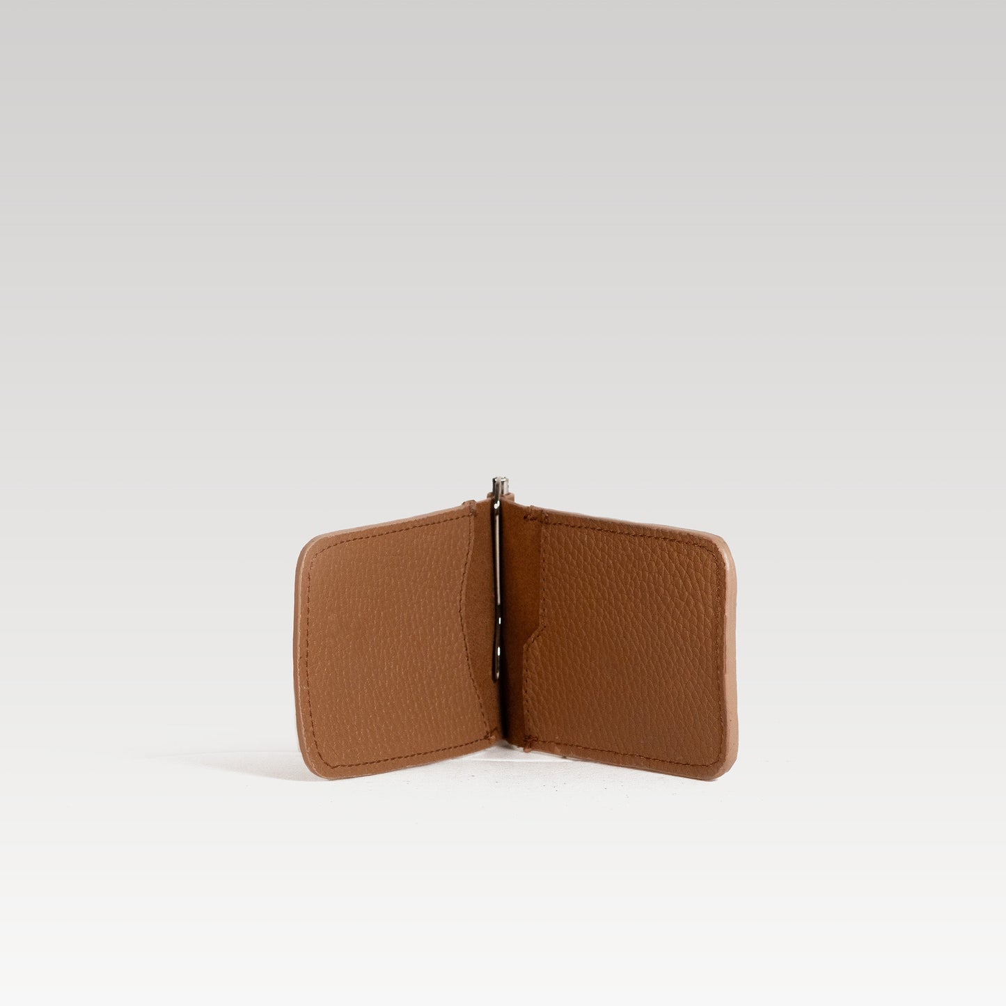 Billetera clip cesar serpiente pithon Genuino Peach.