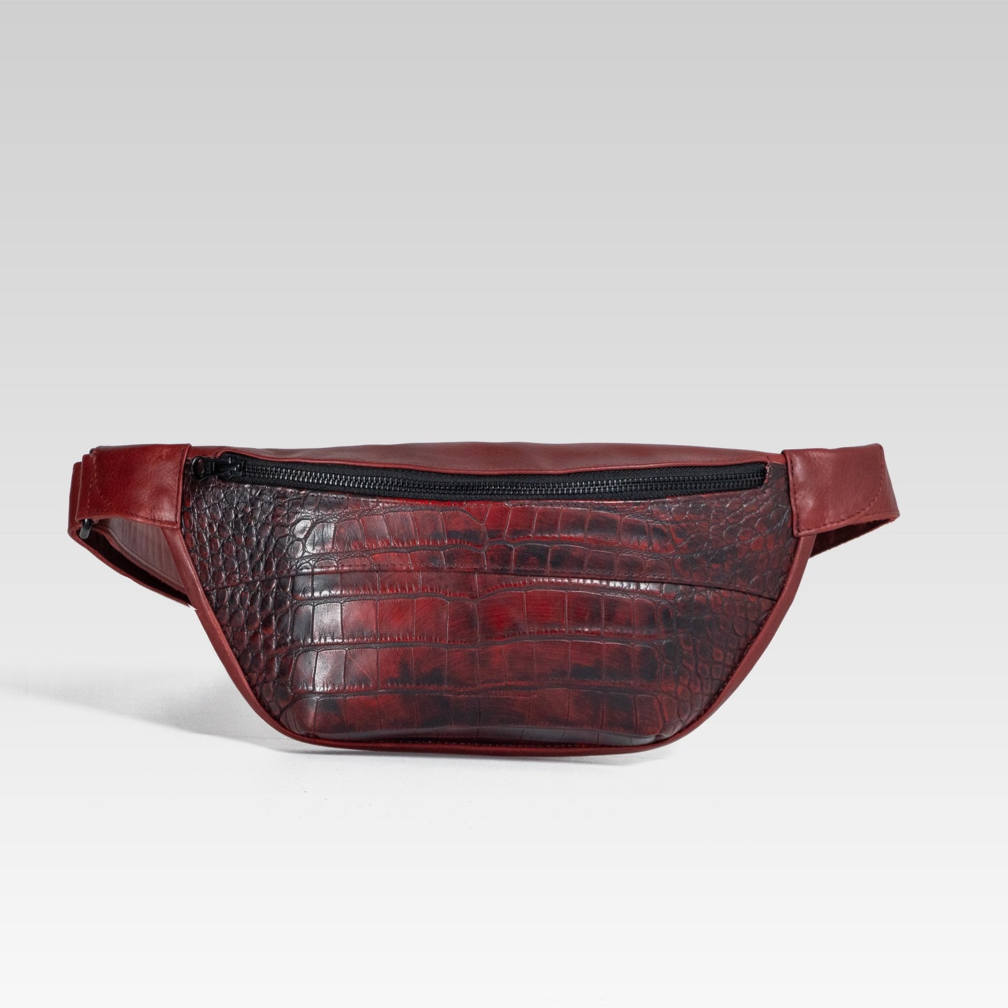 Bandolera Fernando 2 American Alligator Rojo