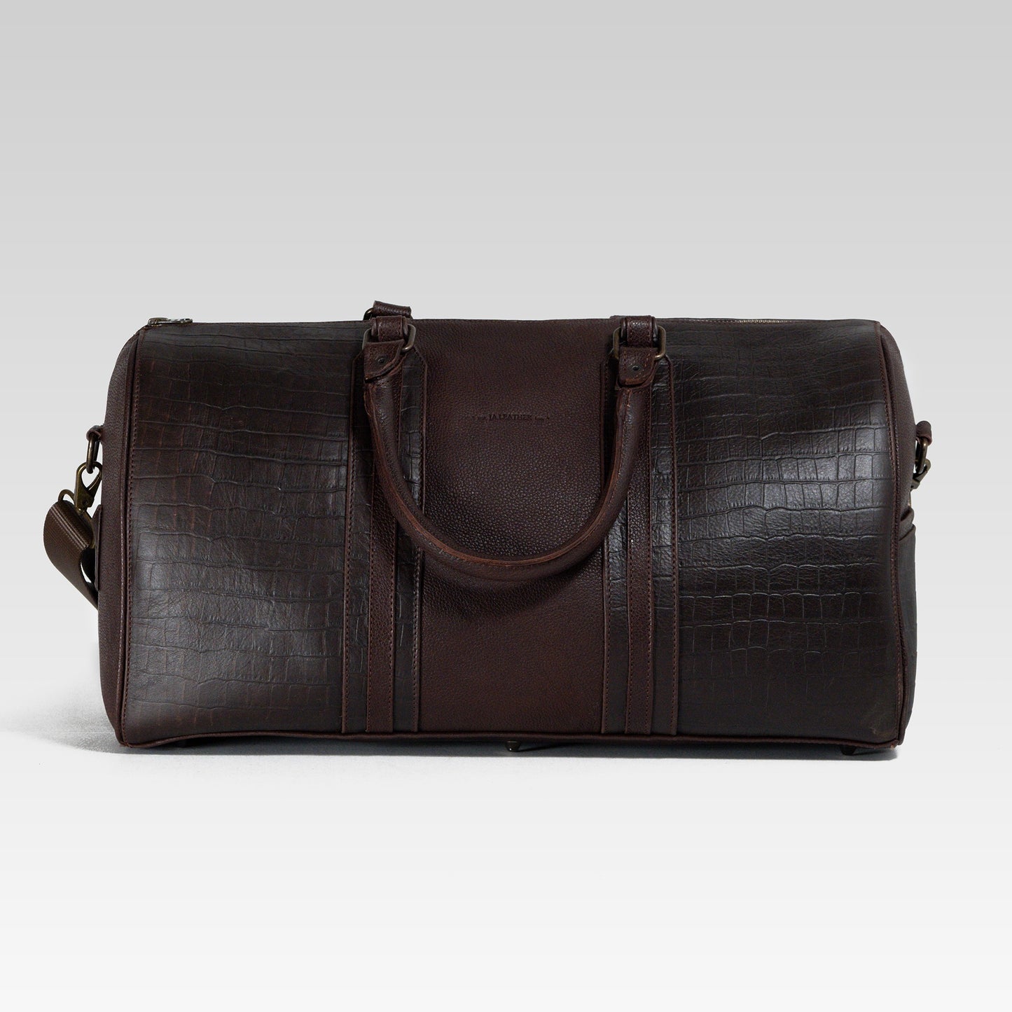 Travel Bag b002 Cafe/cocodrilo grab