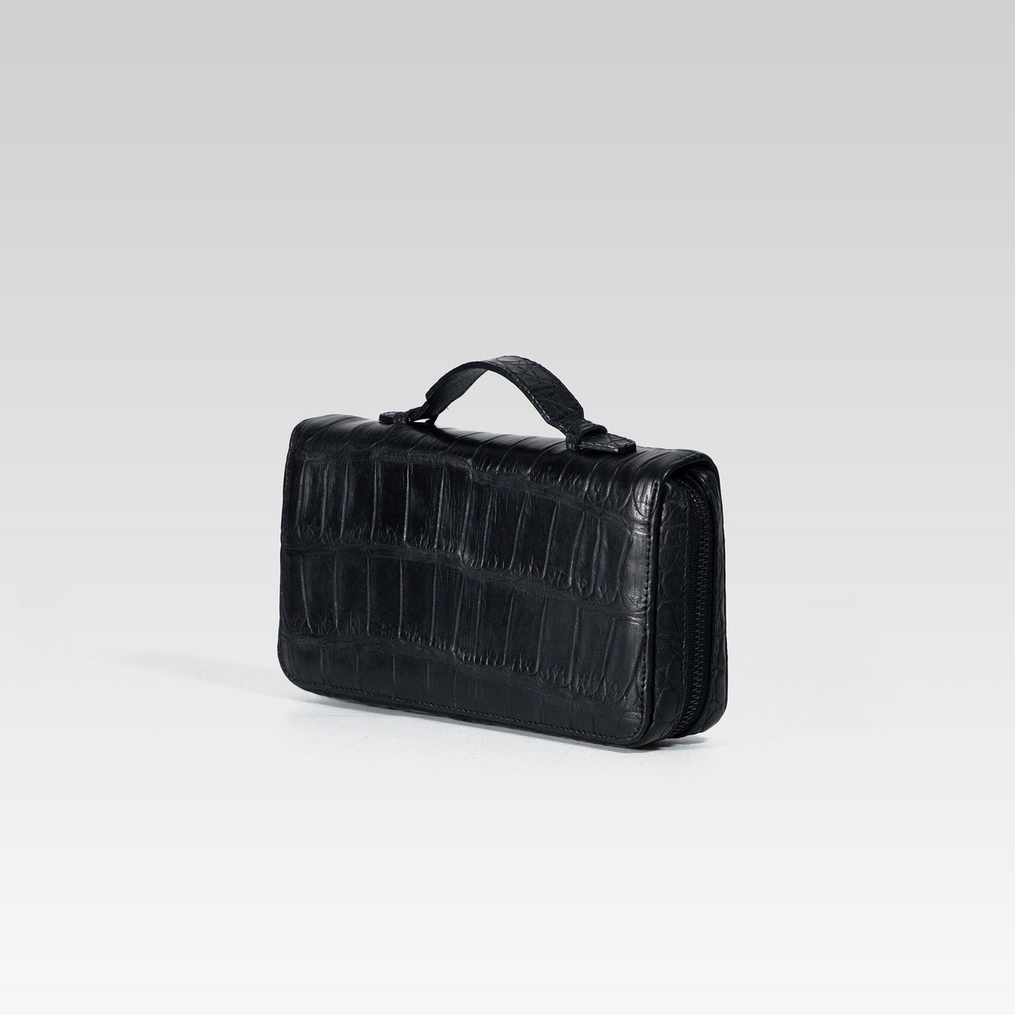 Cartera de Mano Maverick Cocodrilo negro