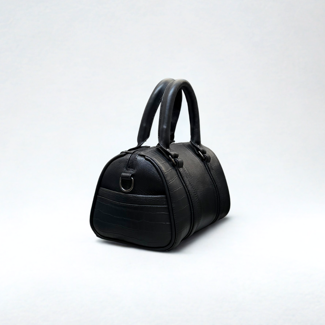 Mini b002 negra/cocodrilo Nueva maleta de viaje MINI