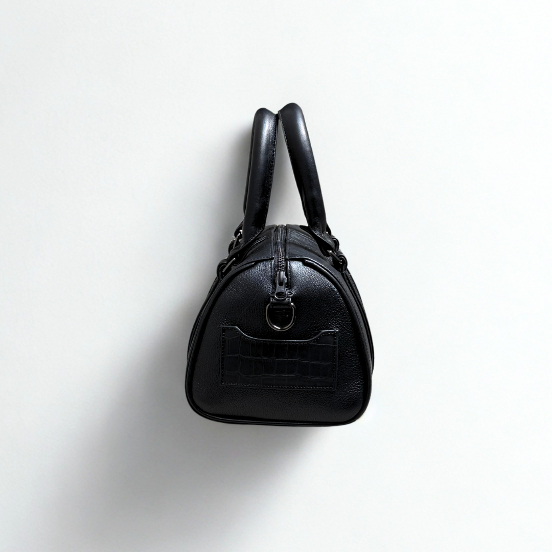 Mini b002 negra/cocodrilo Nueva maleta de viaje MINI