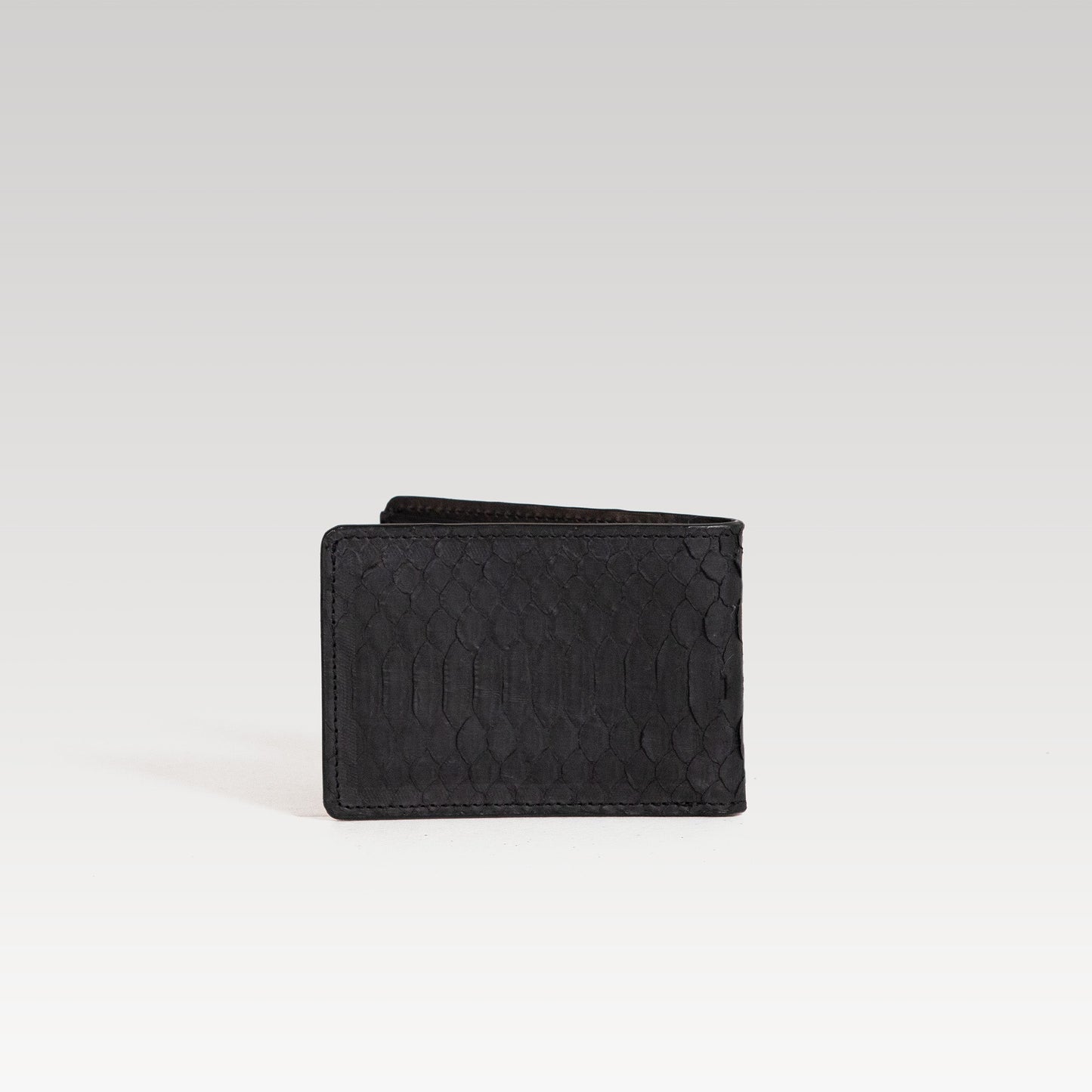 Genuine Black Phiton Snake Wallet CH.