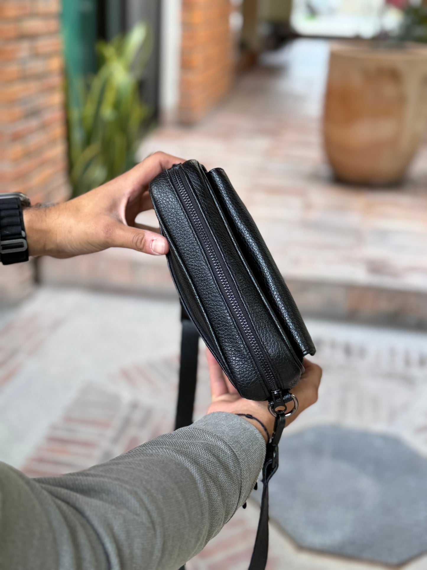 Messenger bag mini negro