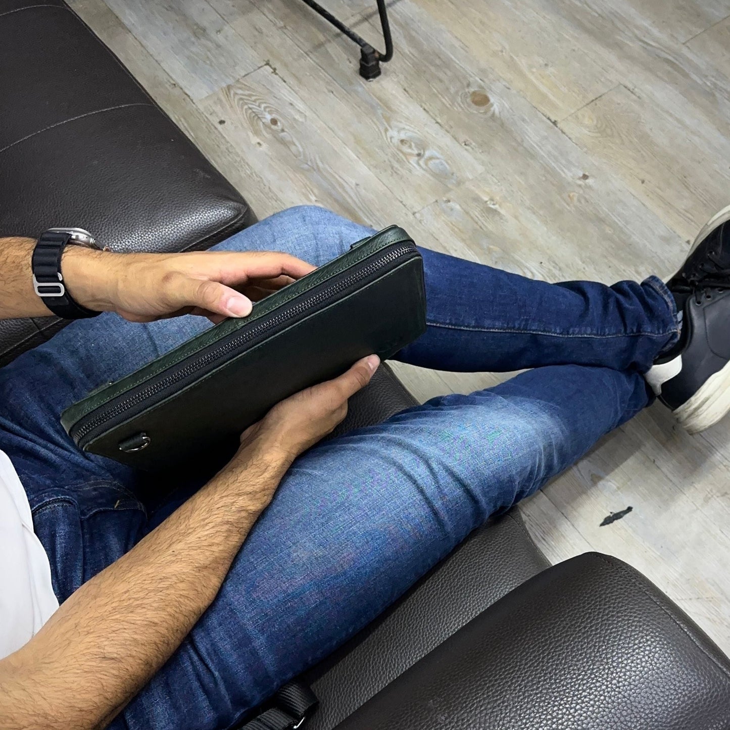 Estuche Ipad/Tablet Massimo green