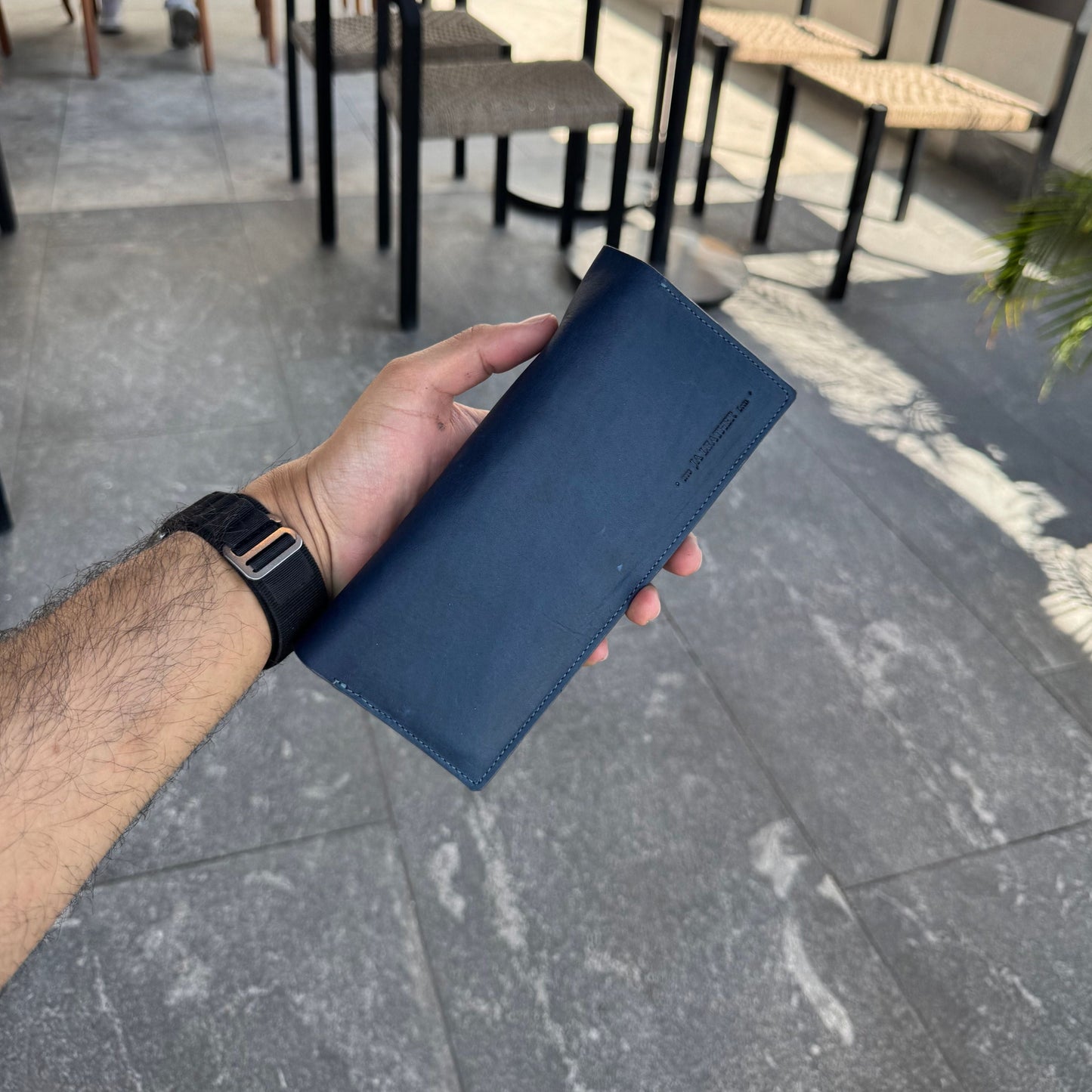 Billetera XL Azul