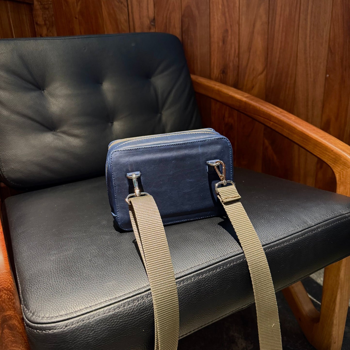 Bandolera César fargo blue