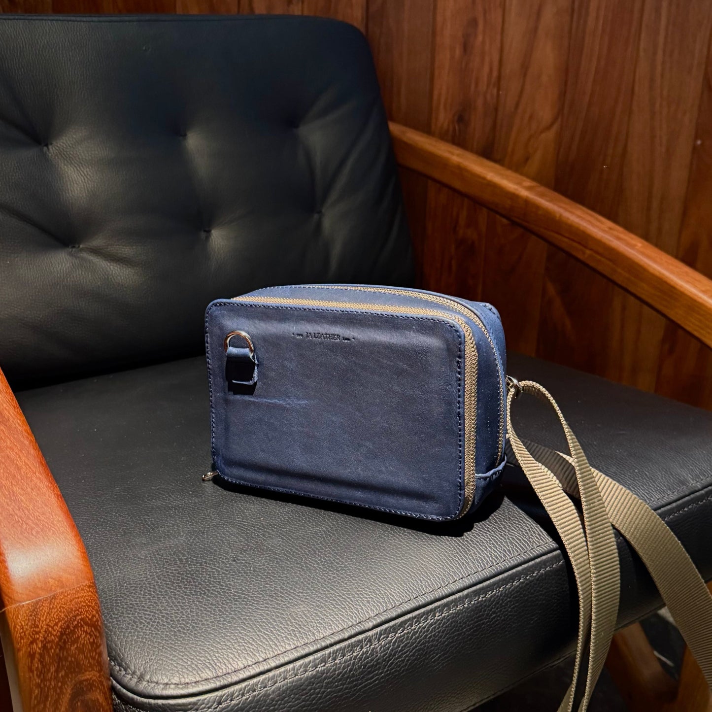 Bandolera César fargo blue