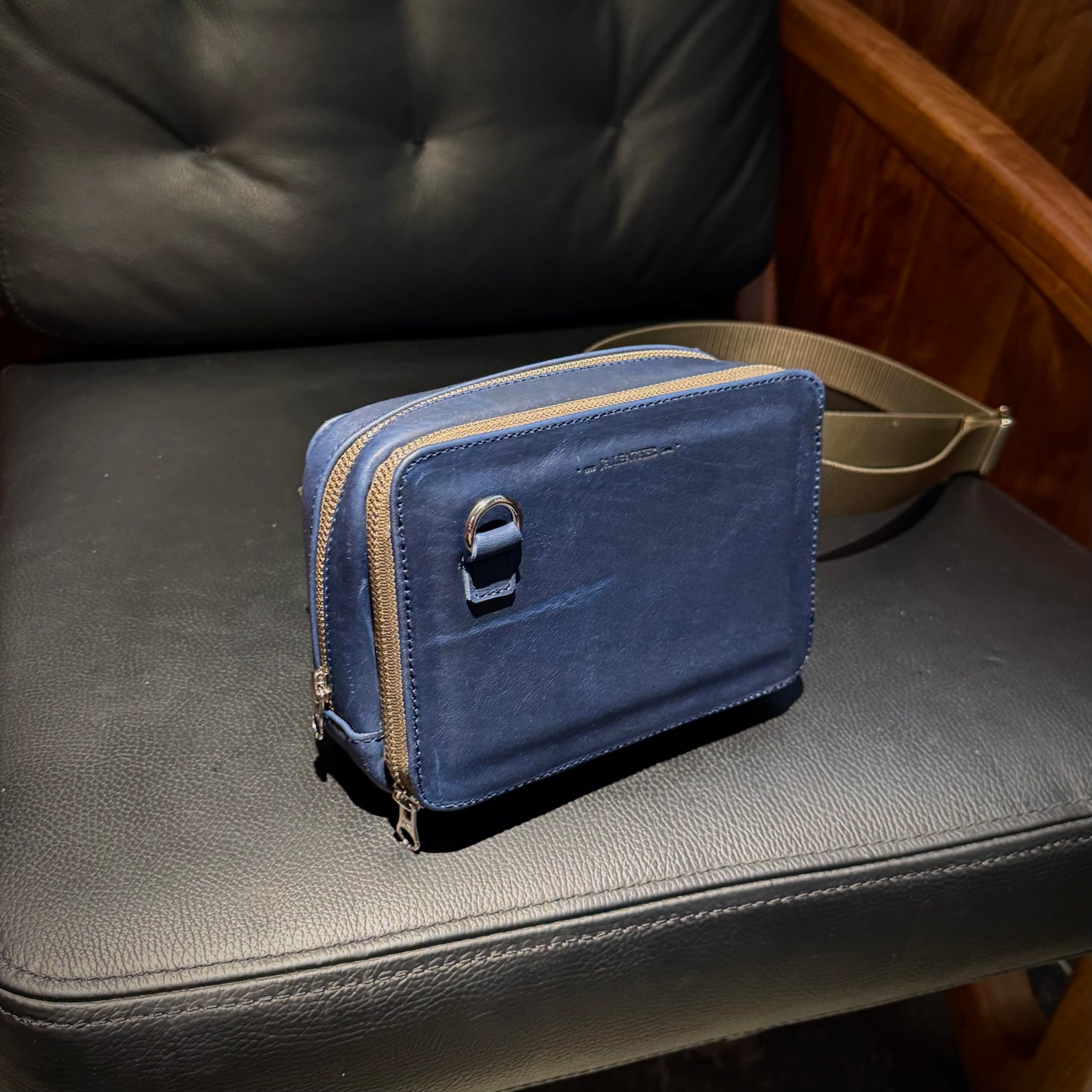 Bandolera César fargo blue