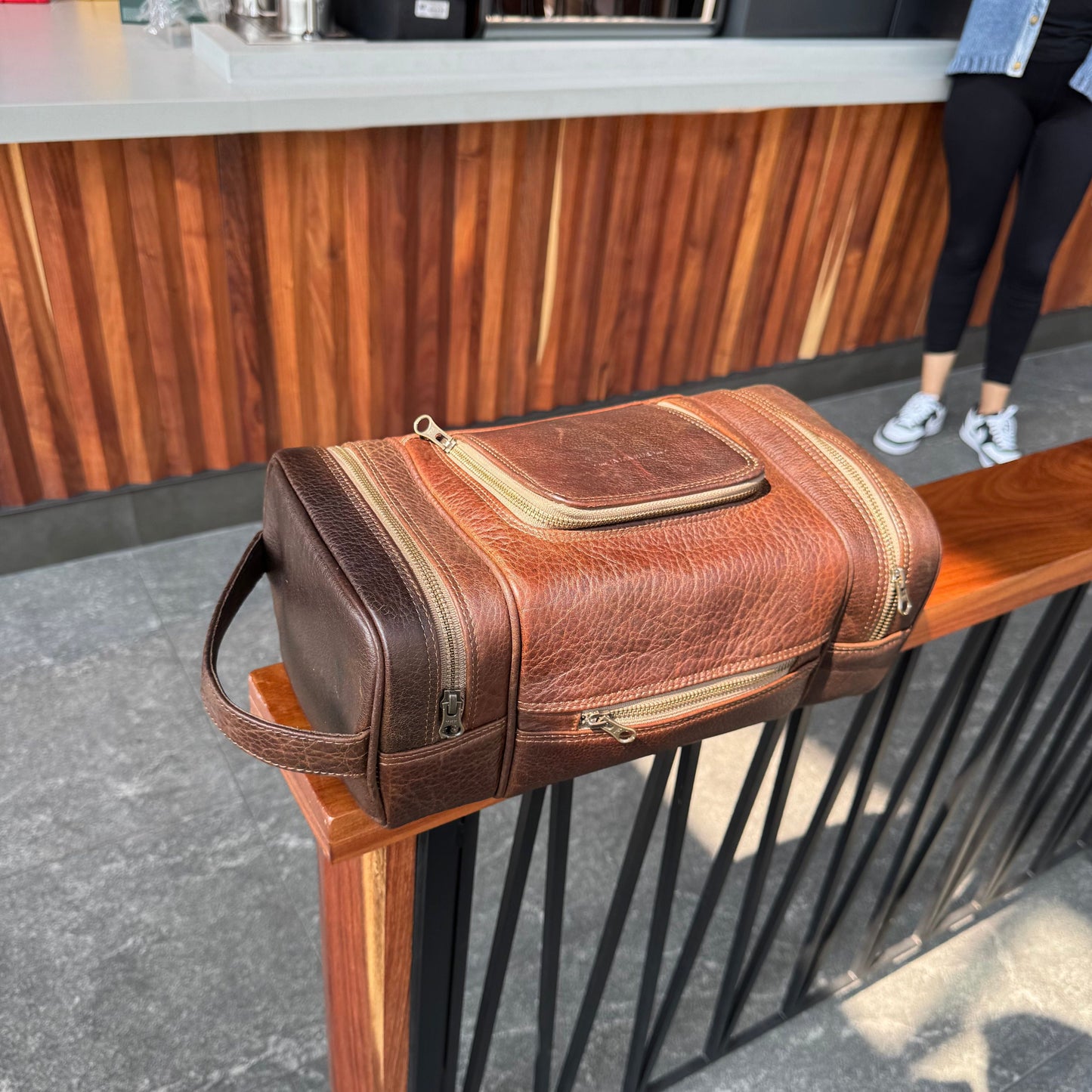 Neceser Mauro XL color café chocolate
