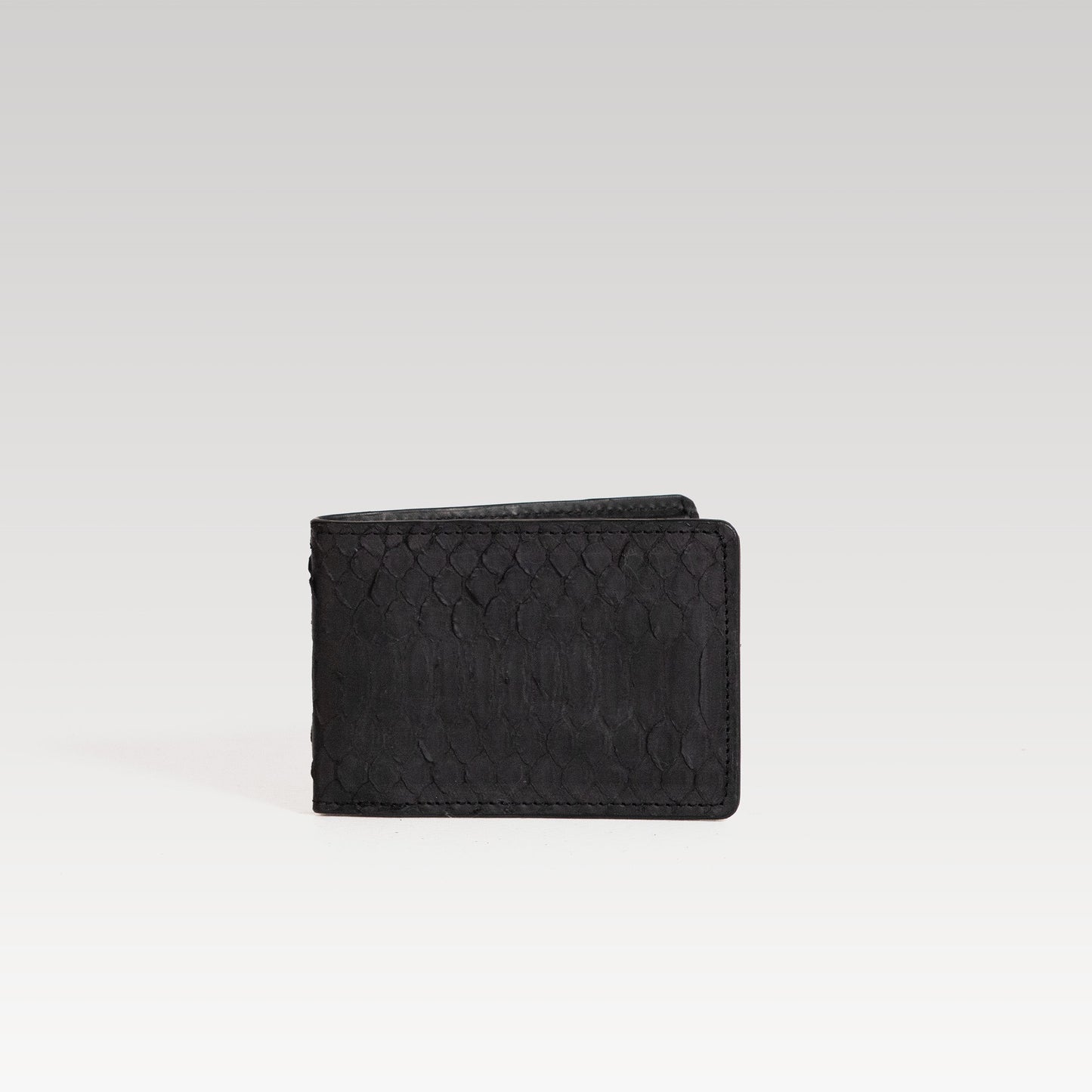 Genuine Black Phiton Snake Wallet CH.