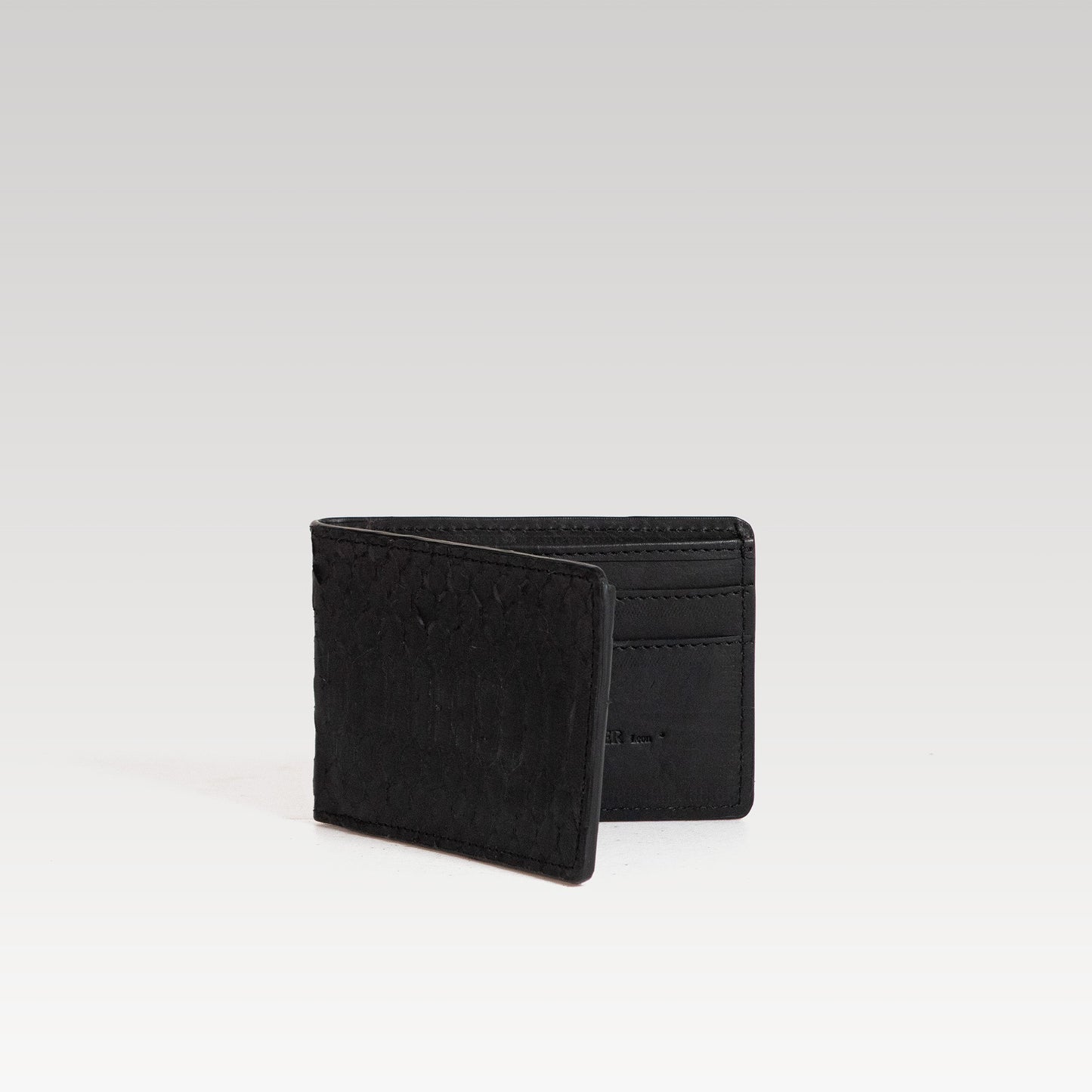Genuine Black Phiton Snake Wallet CH.