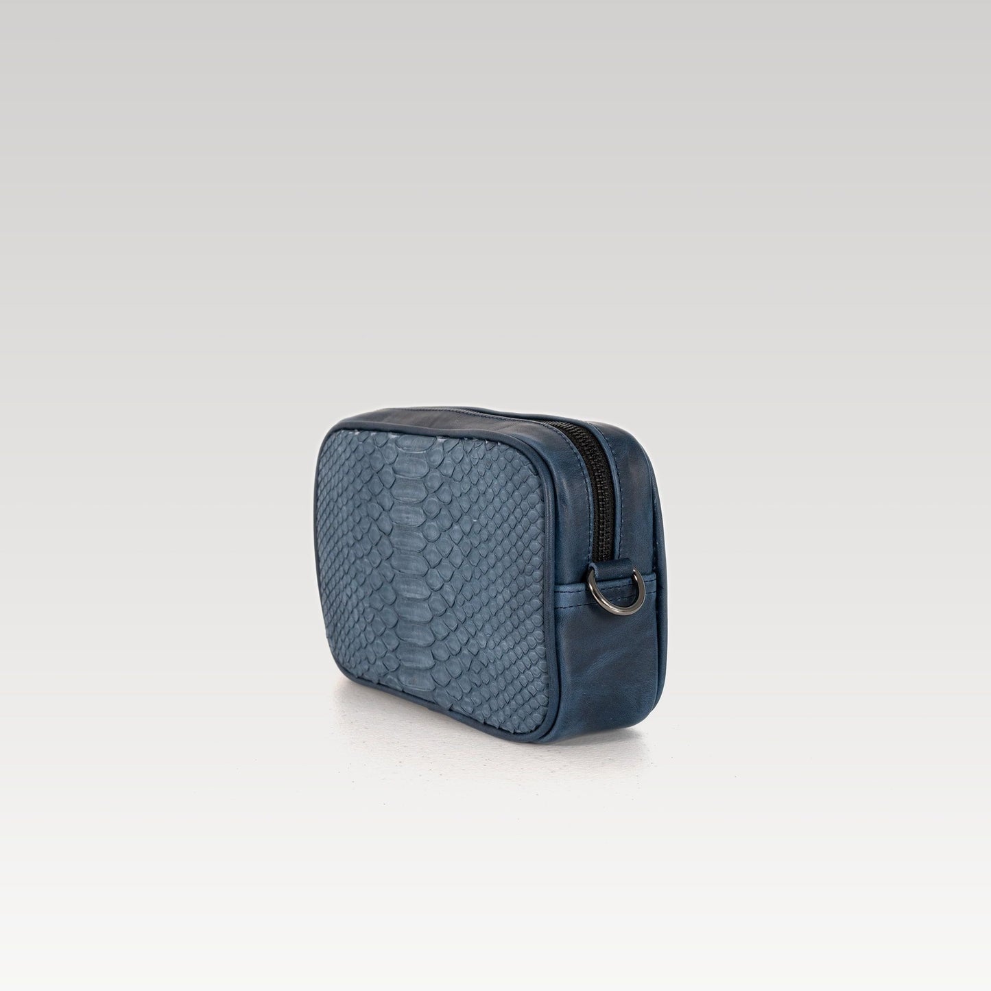 Neceser Alberto Serpiente Phiton Genuina blue