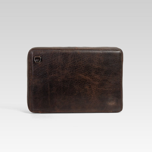 Estuche Portalap/ipad Diego Bisonte genuino cafe