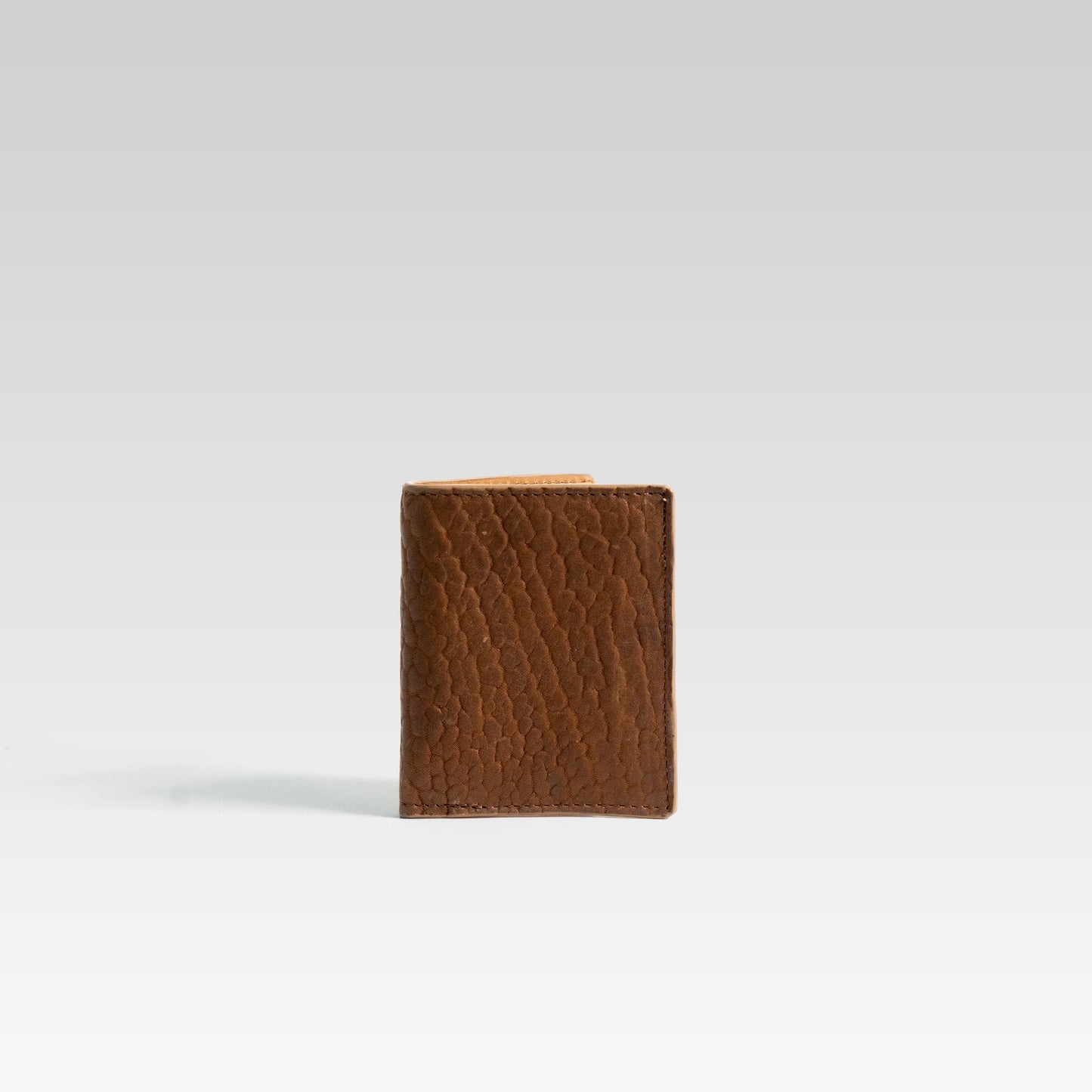 Bifold Piel cuello de toro Miel