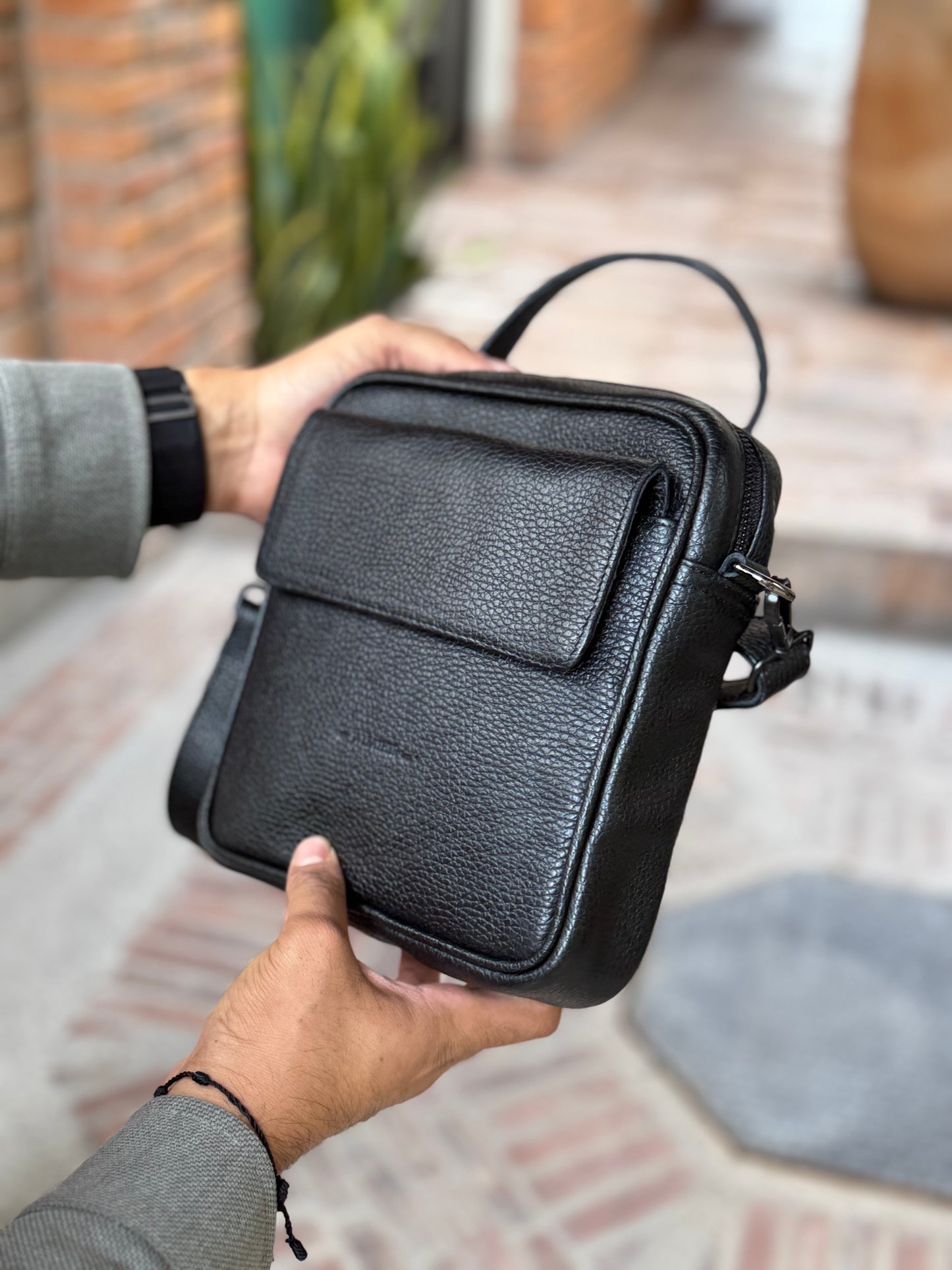 Messenger bag mini negro