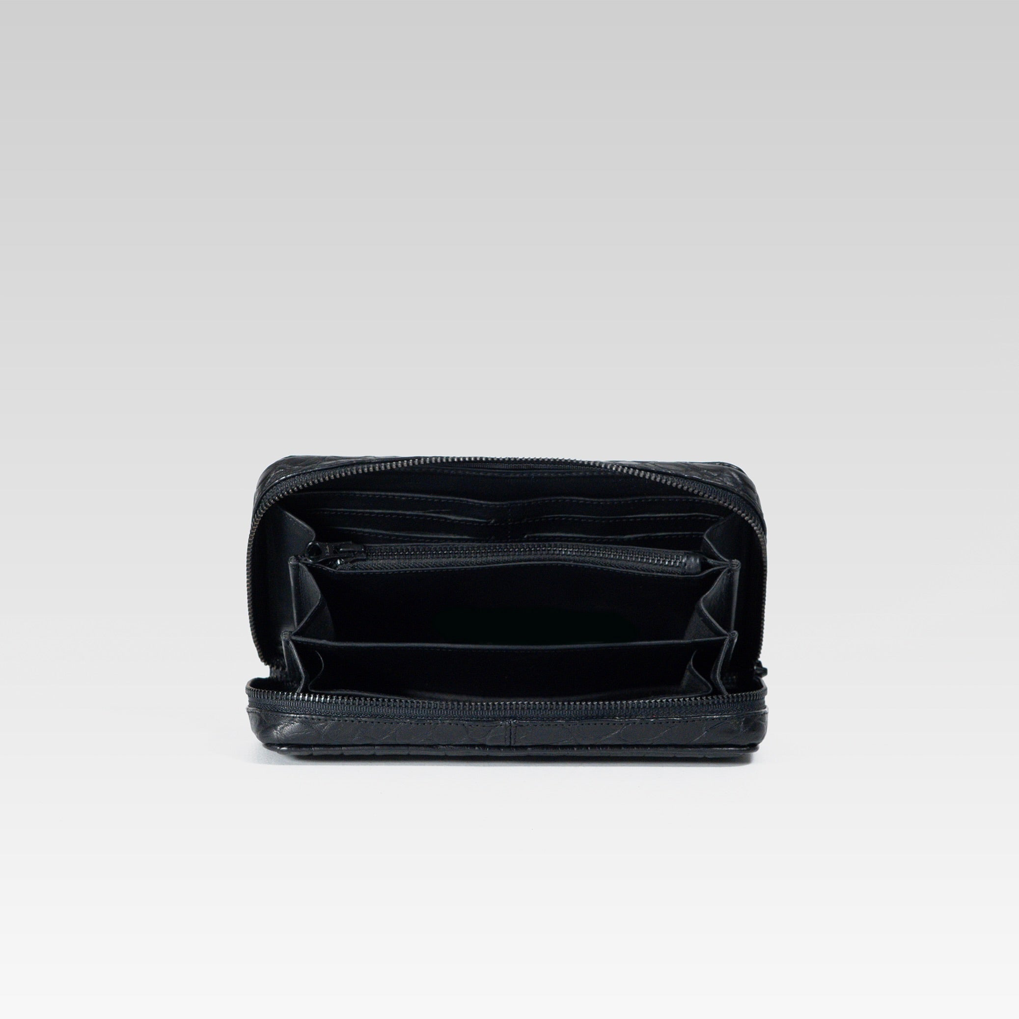 Cartera de Mano Maverick Cocodrilo negro
