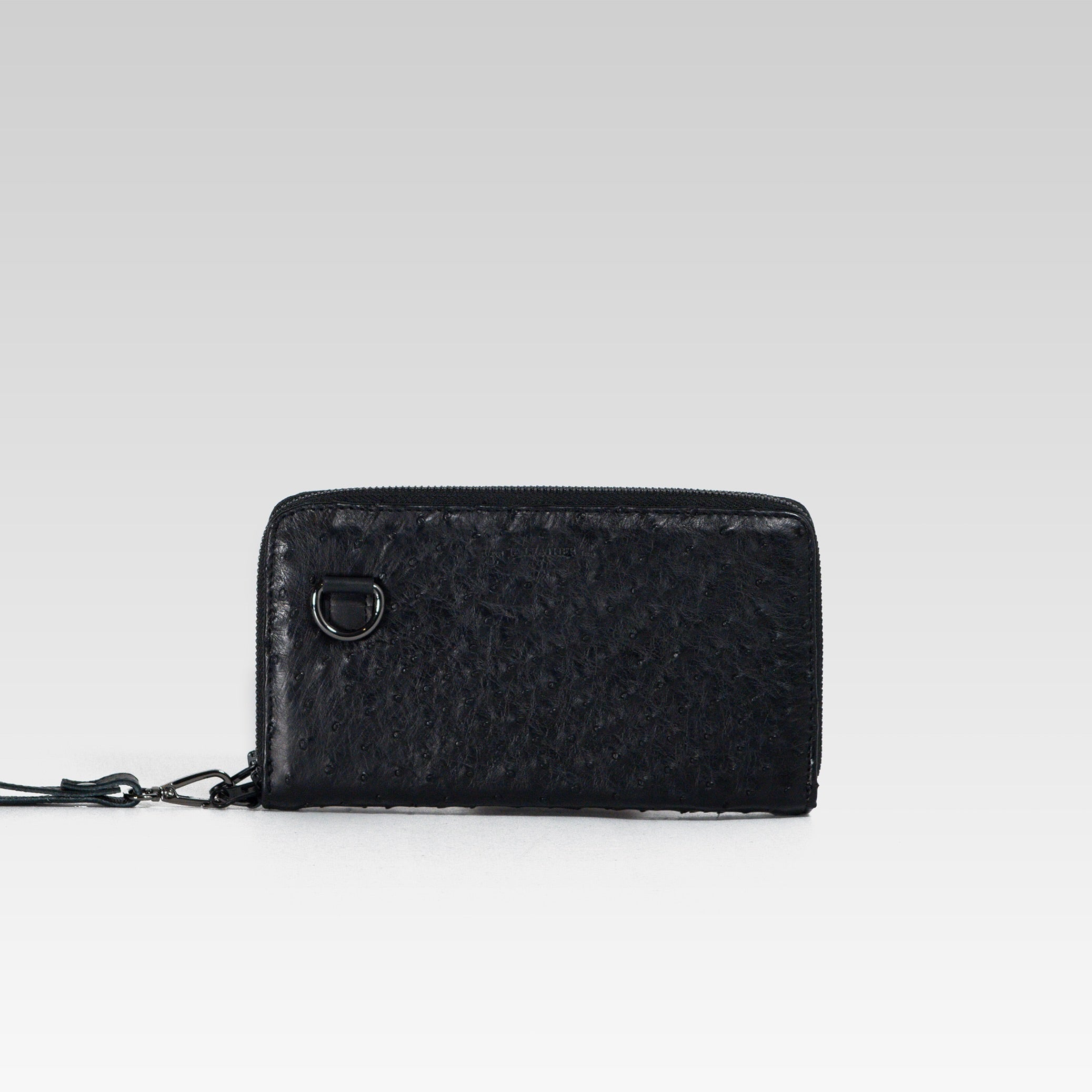 Cartera/Neceser Large Walker 2C avestruz genuina