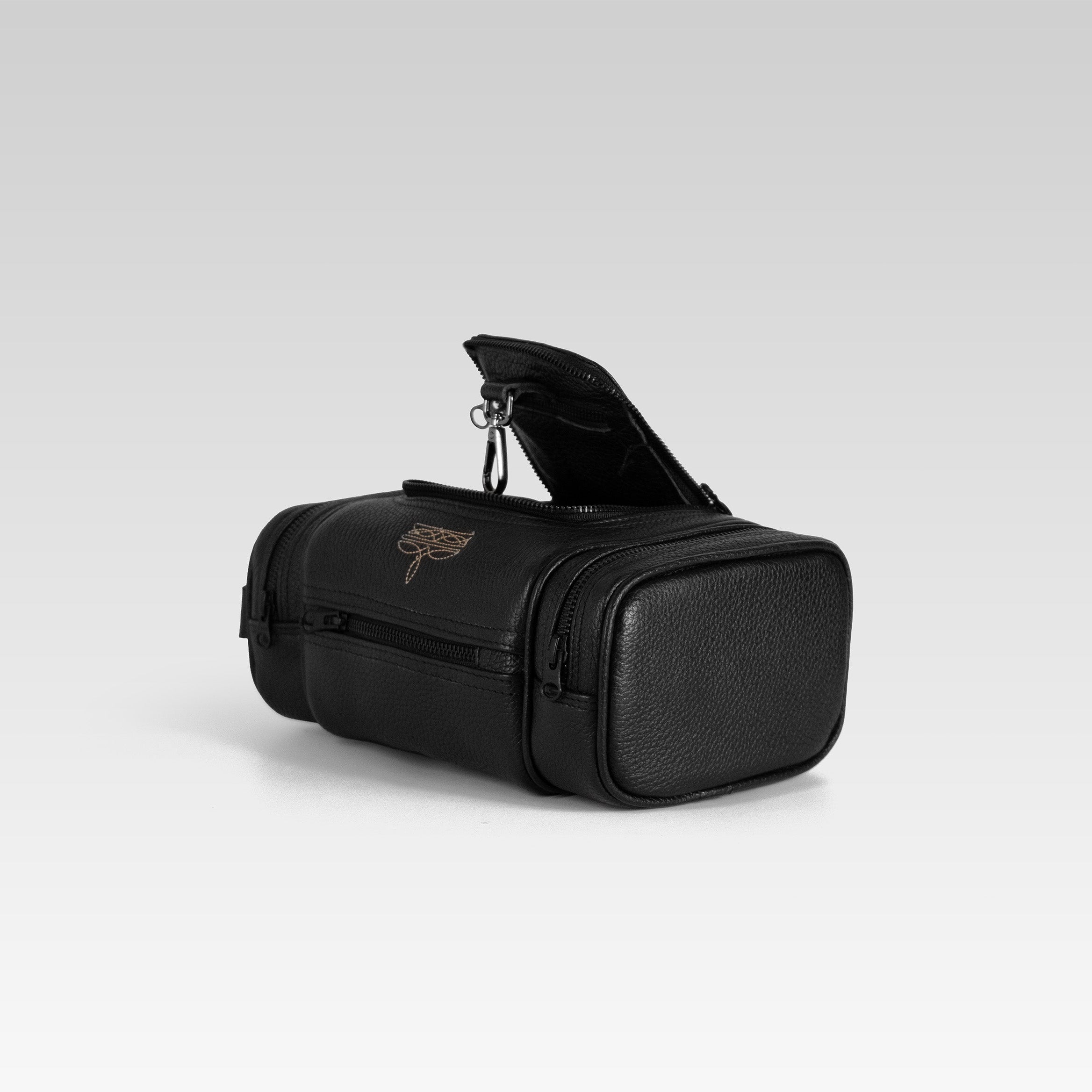 Neceser Mauro Xs color negro ringle beige MX