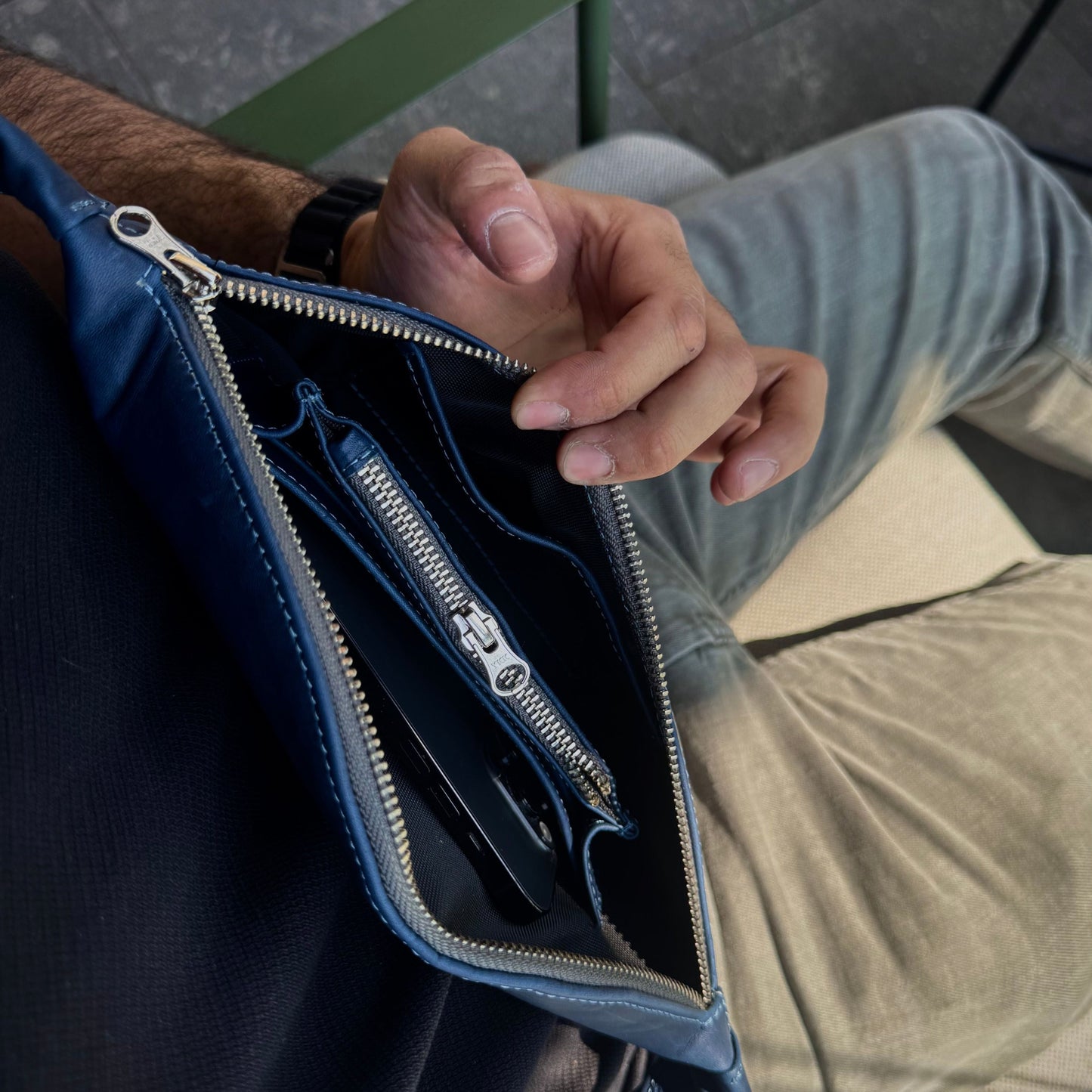 Bandolera Fernando 2 Fargo Blue