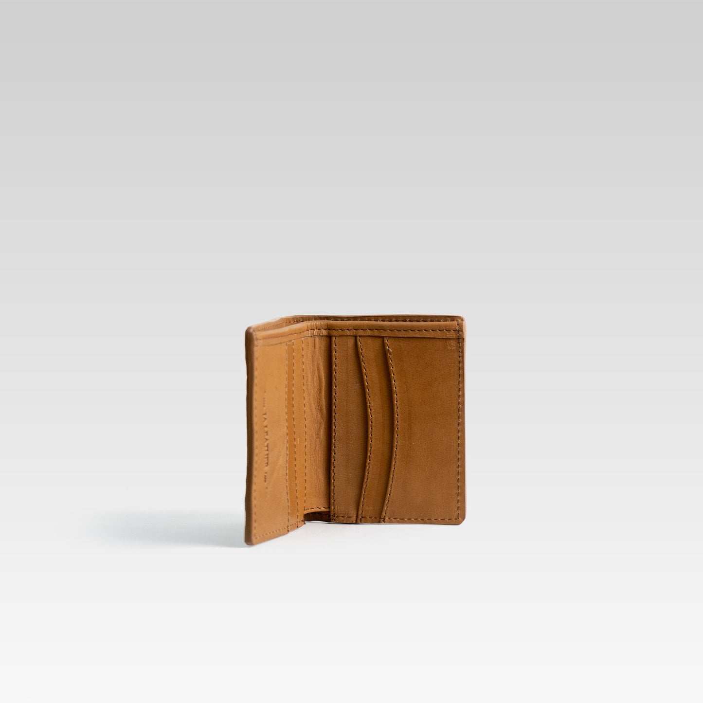 Bifold Piel cuello de toro Miel