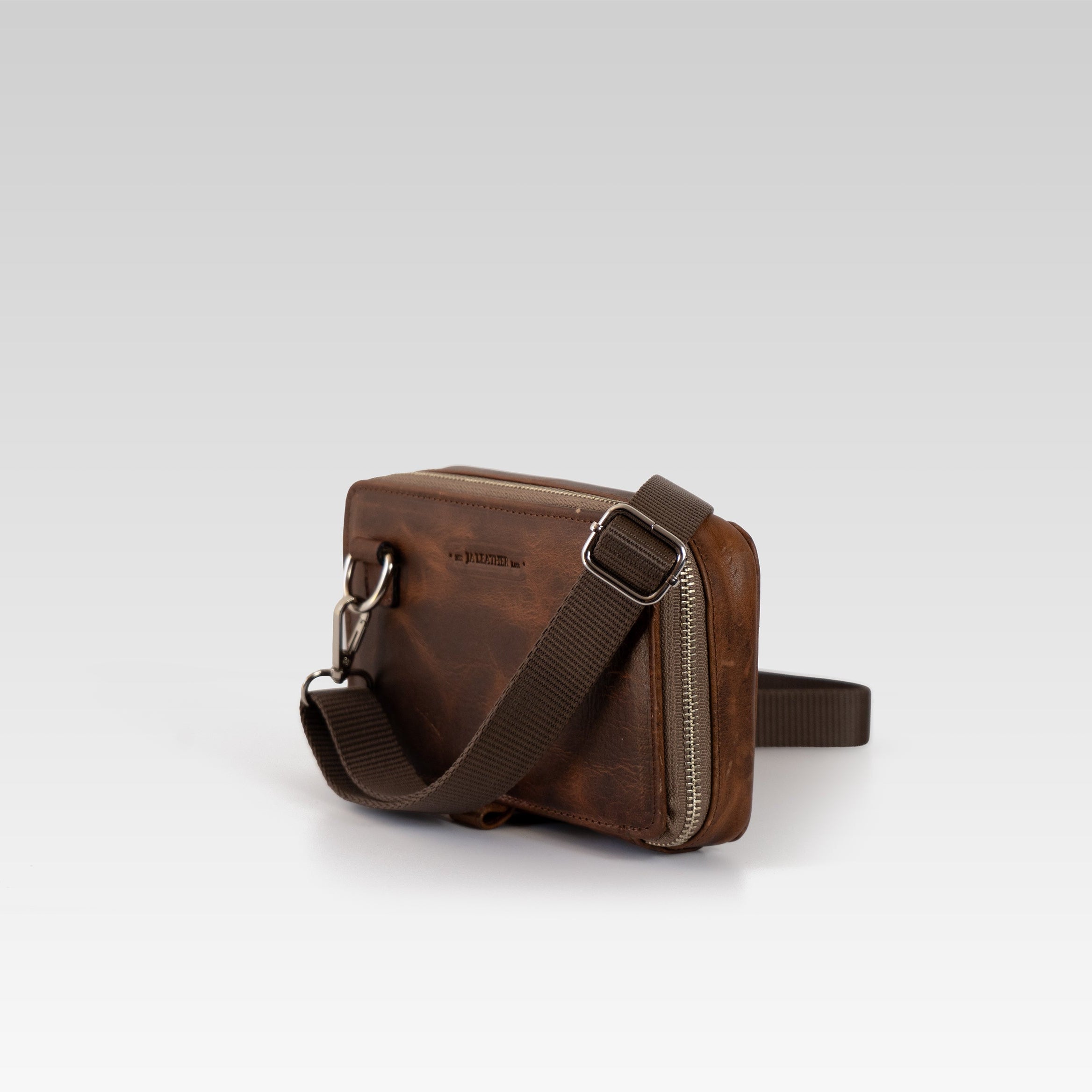 Bandolera Santiago 2 cafe caramell