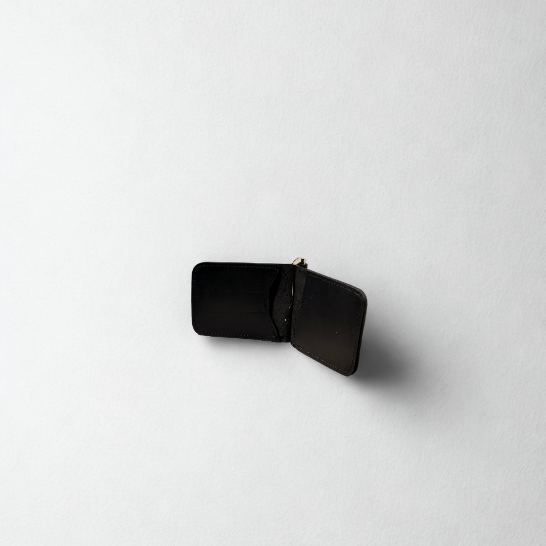 Billetera de clip Cesar Negro