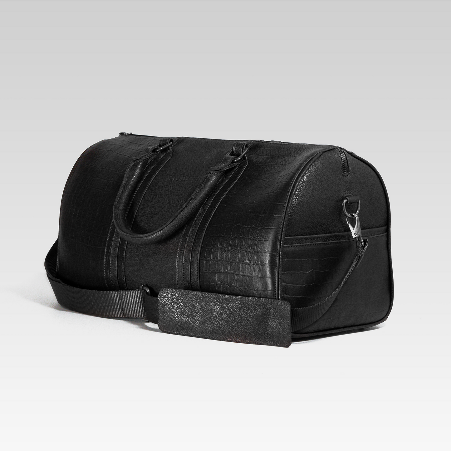 Travel Bag b002 negra/cocodrilo grab