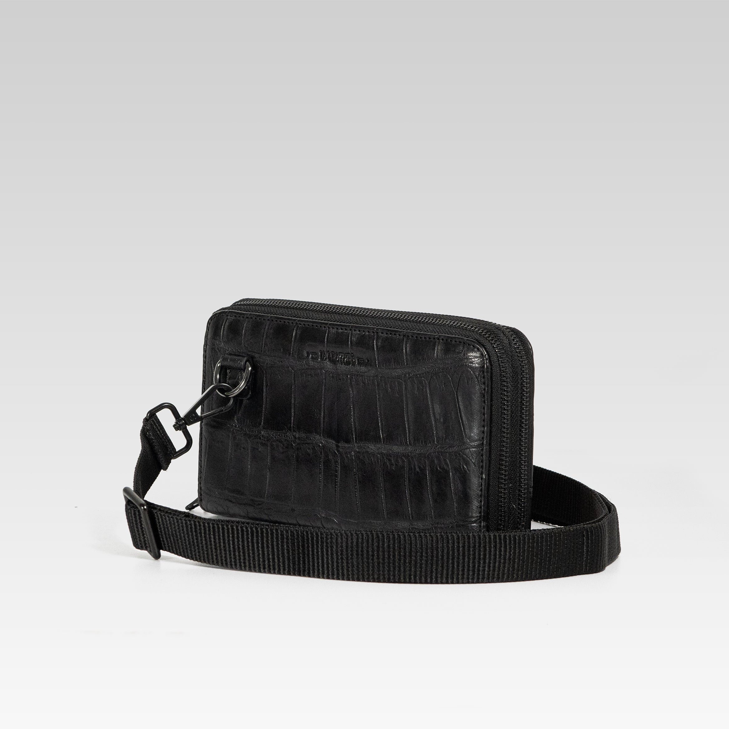 Large Walker Crocodile Wallet/Toilet Bag.