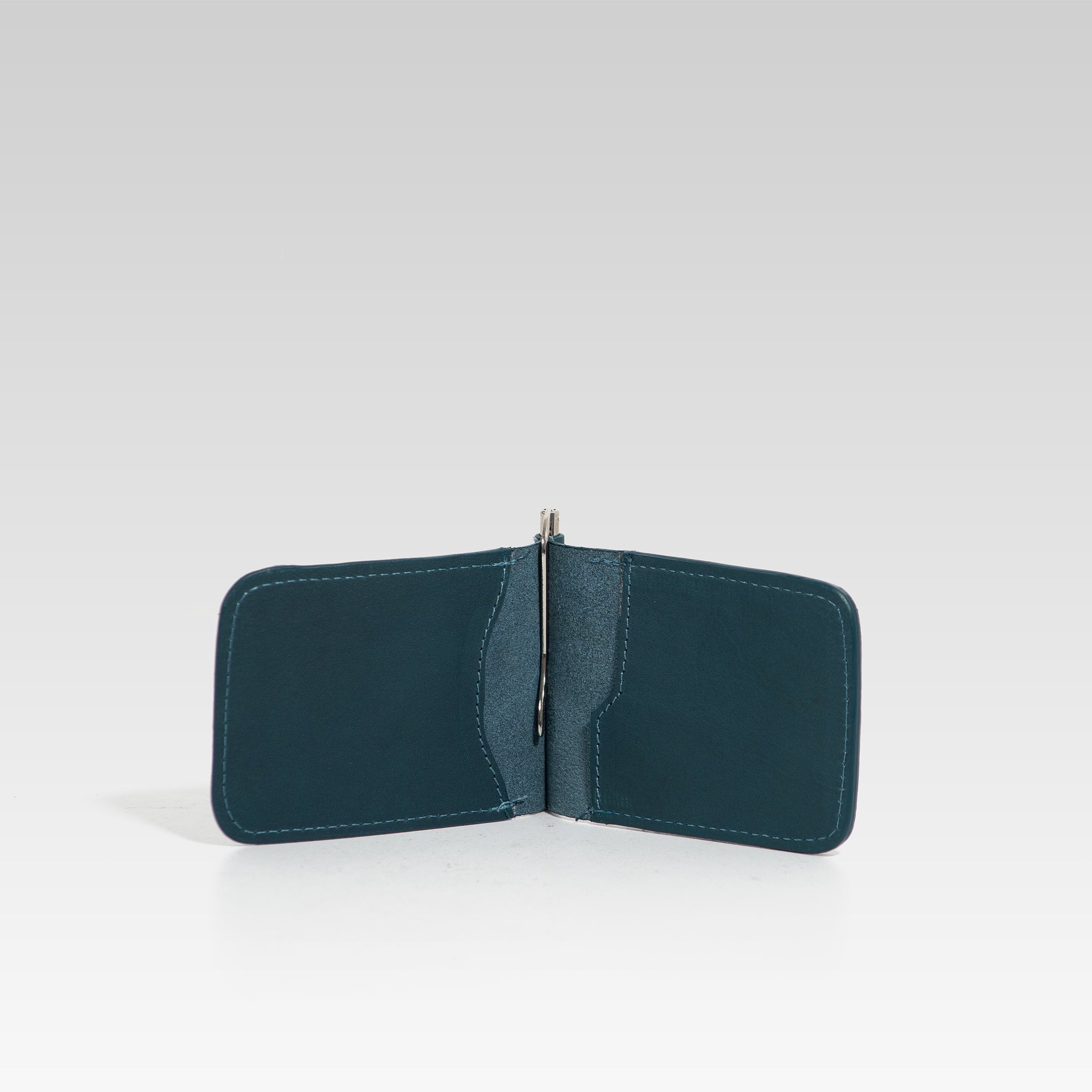 Billetera de clip Cesar Blue Cherry