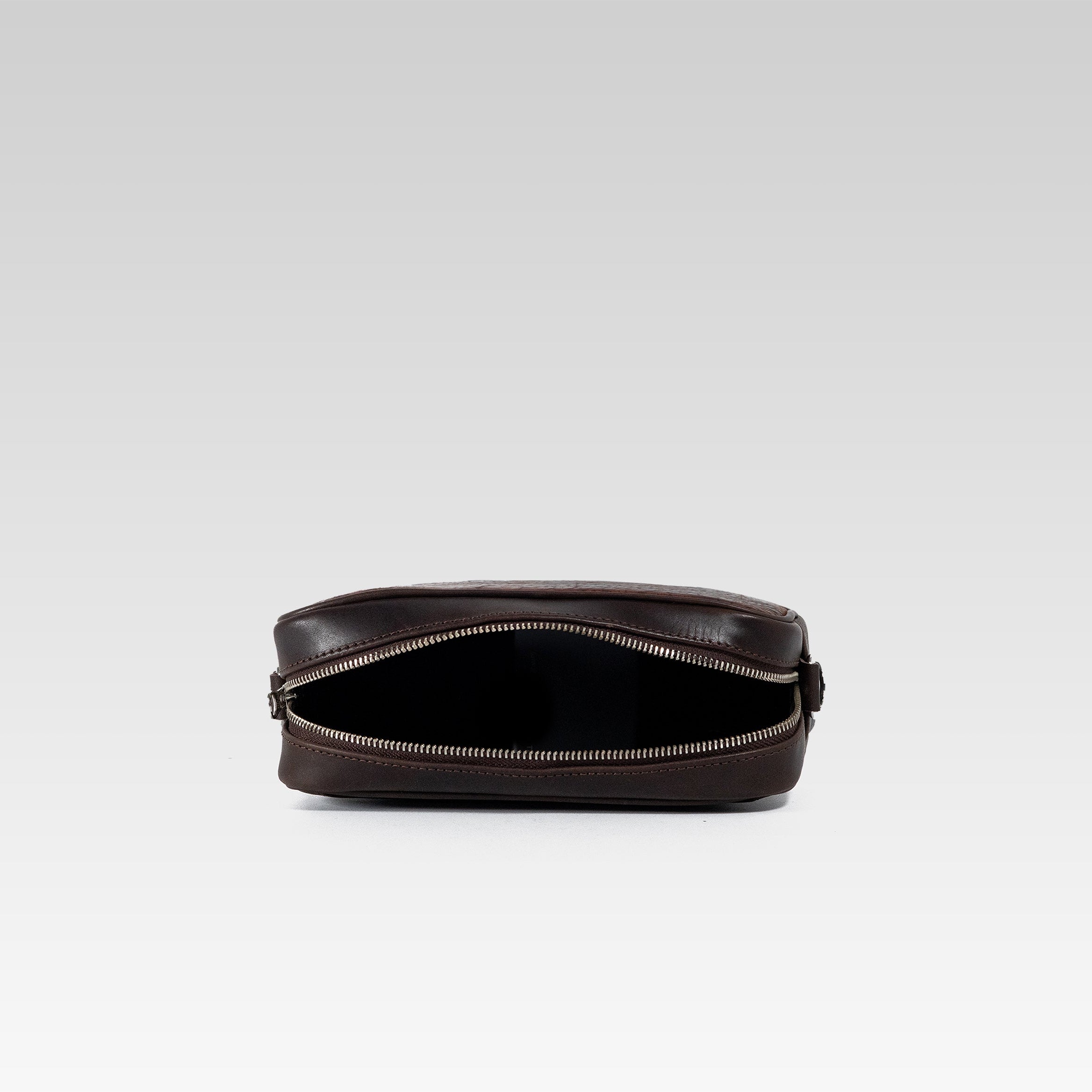 Alberto Black Genuine Manta Ray Toiletry Bag