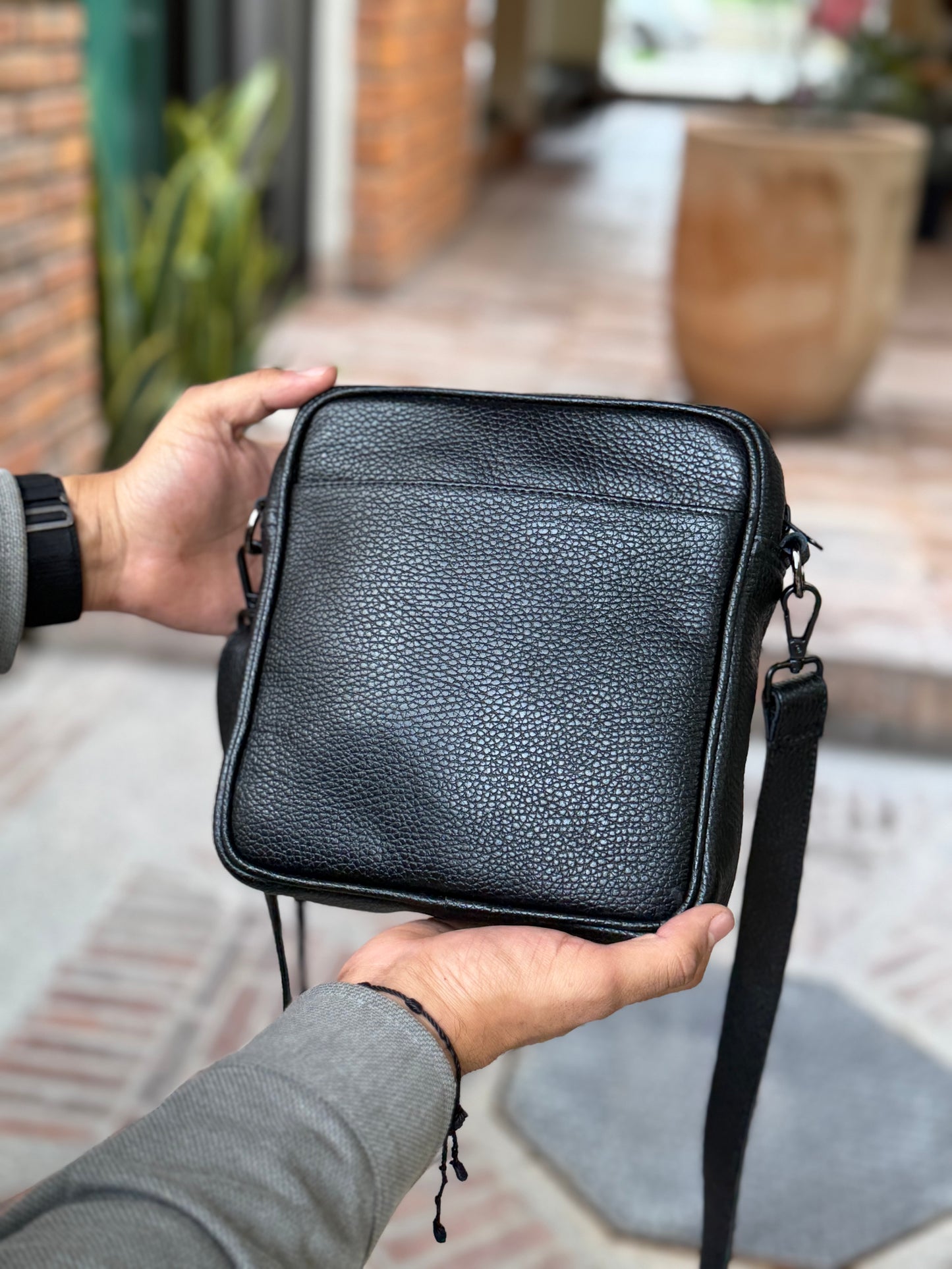 Messenger bag mini negro