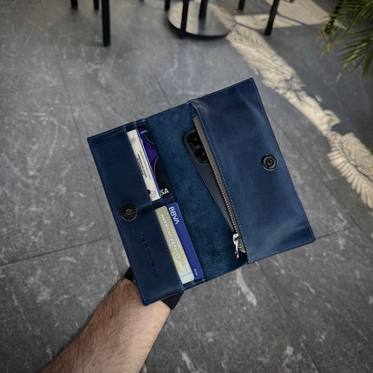 Billetera XL Azul