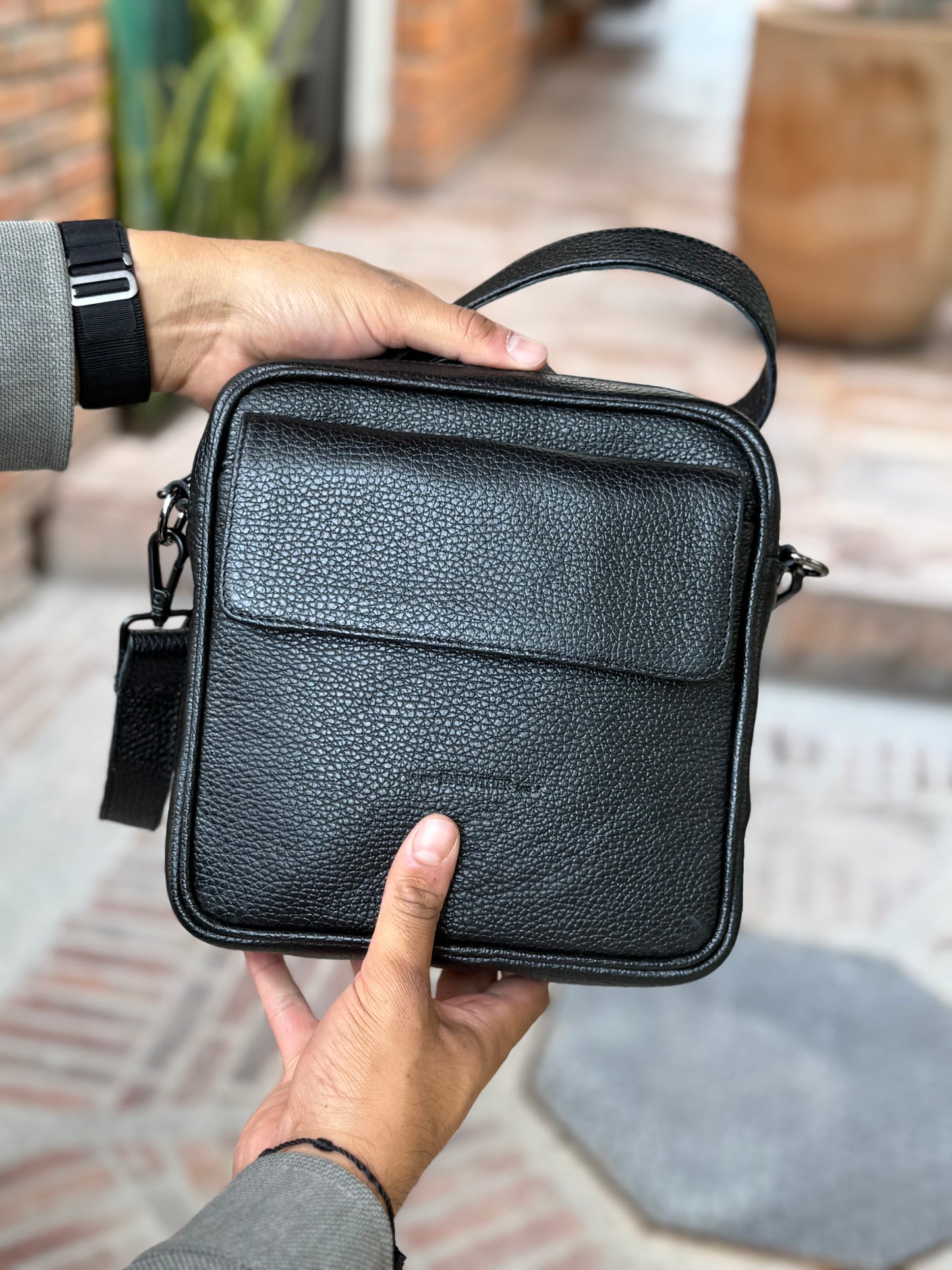 Messenger bag mini negro