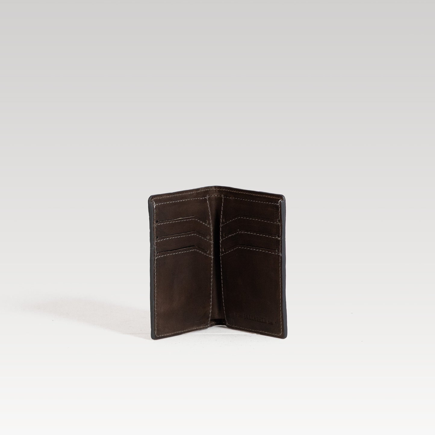 Bifold grabado de cocodrilo gris