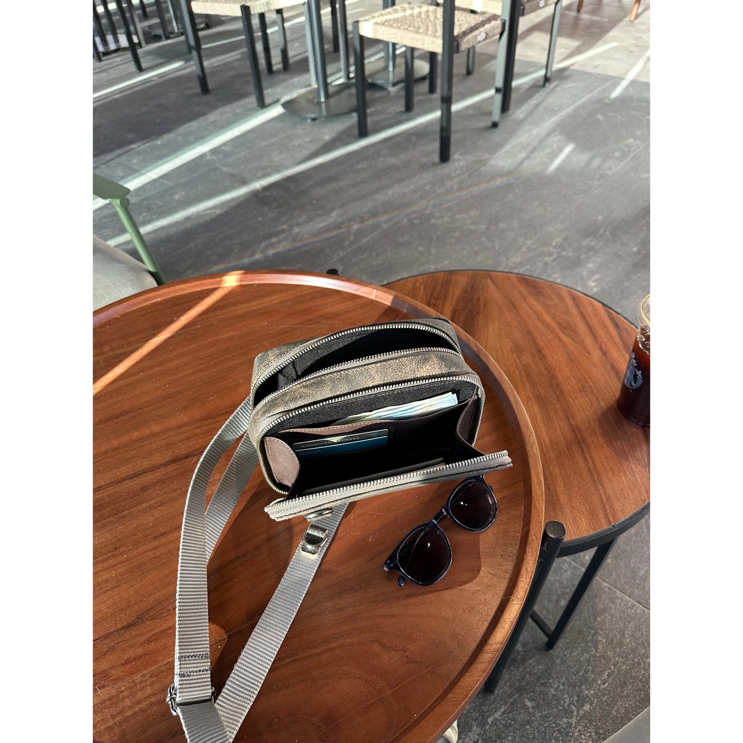 Cesar Cafe Brown Shoulder Bag