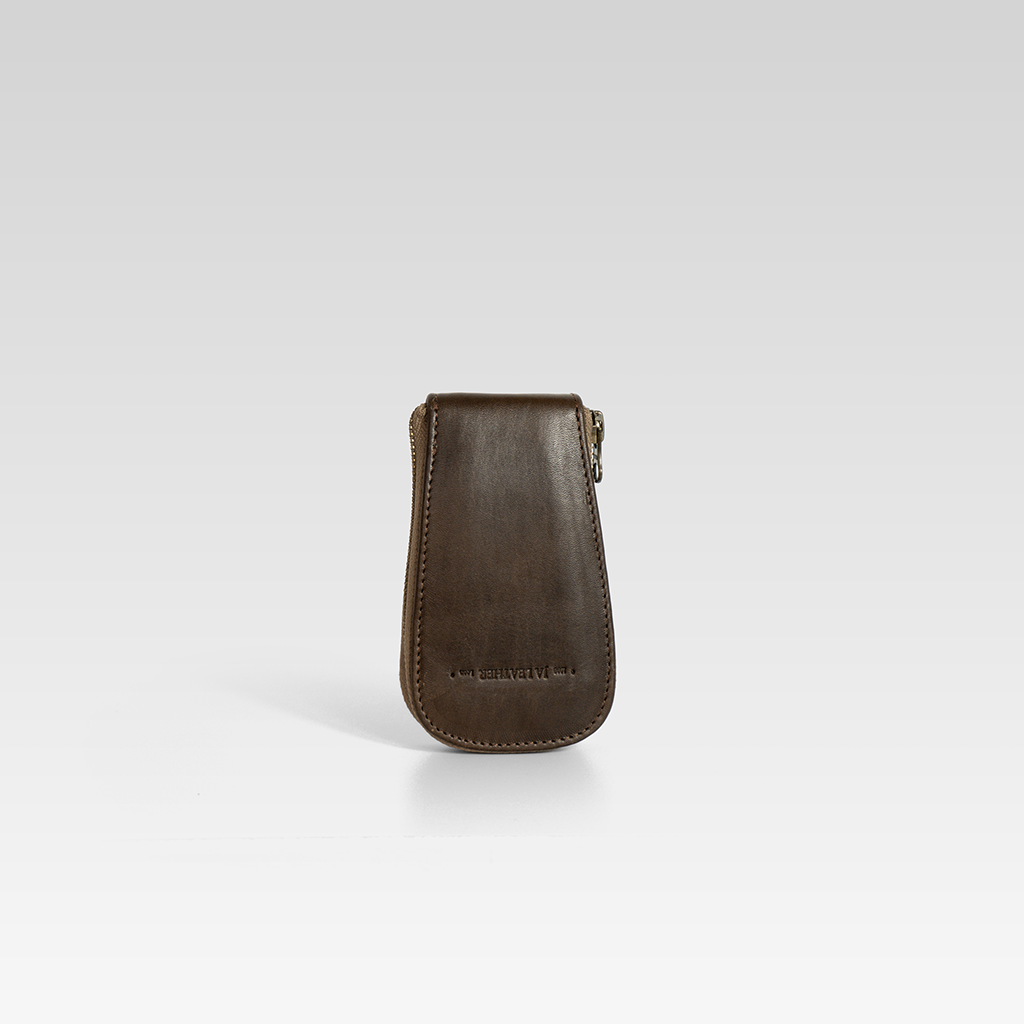 Porta reloj de piel Alejandro chocolate