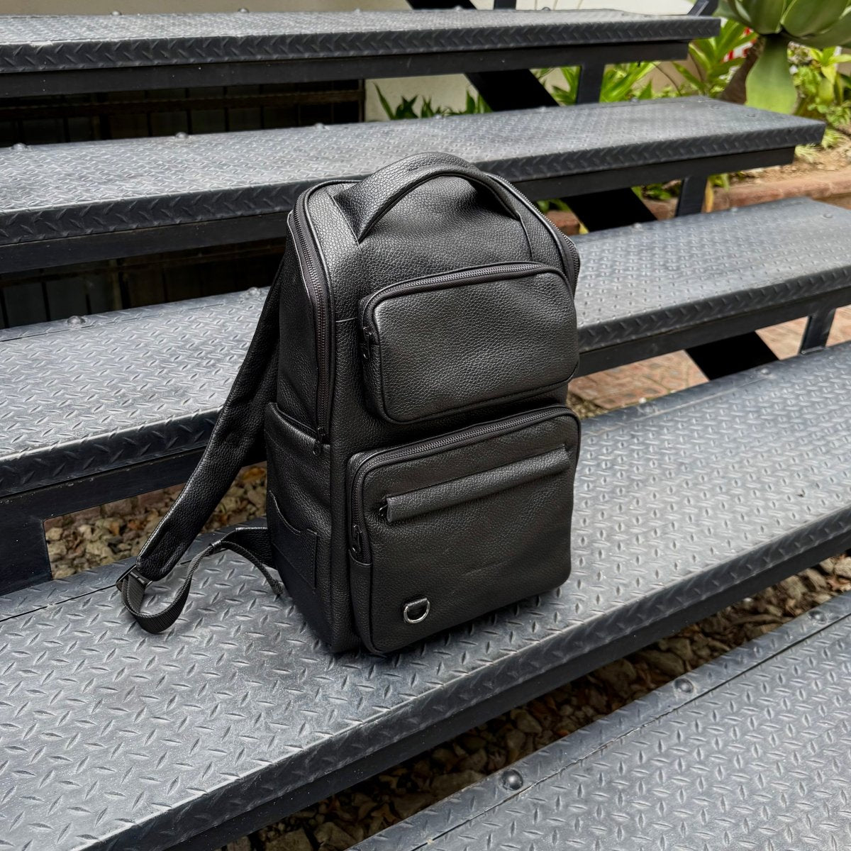 Backpack Fernando negra - JA LEATHER