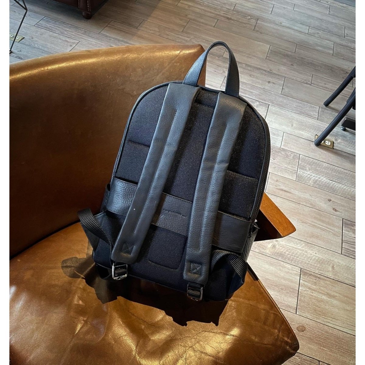 Backpack Leonel Negro/cuello de toro - JA LEATHER