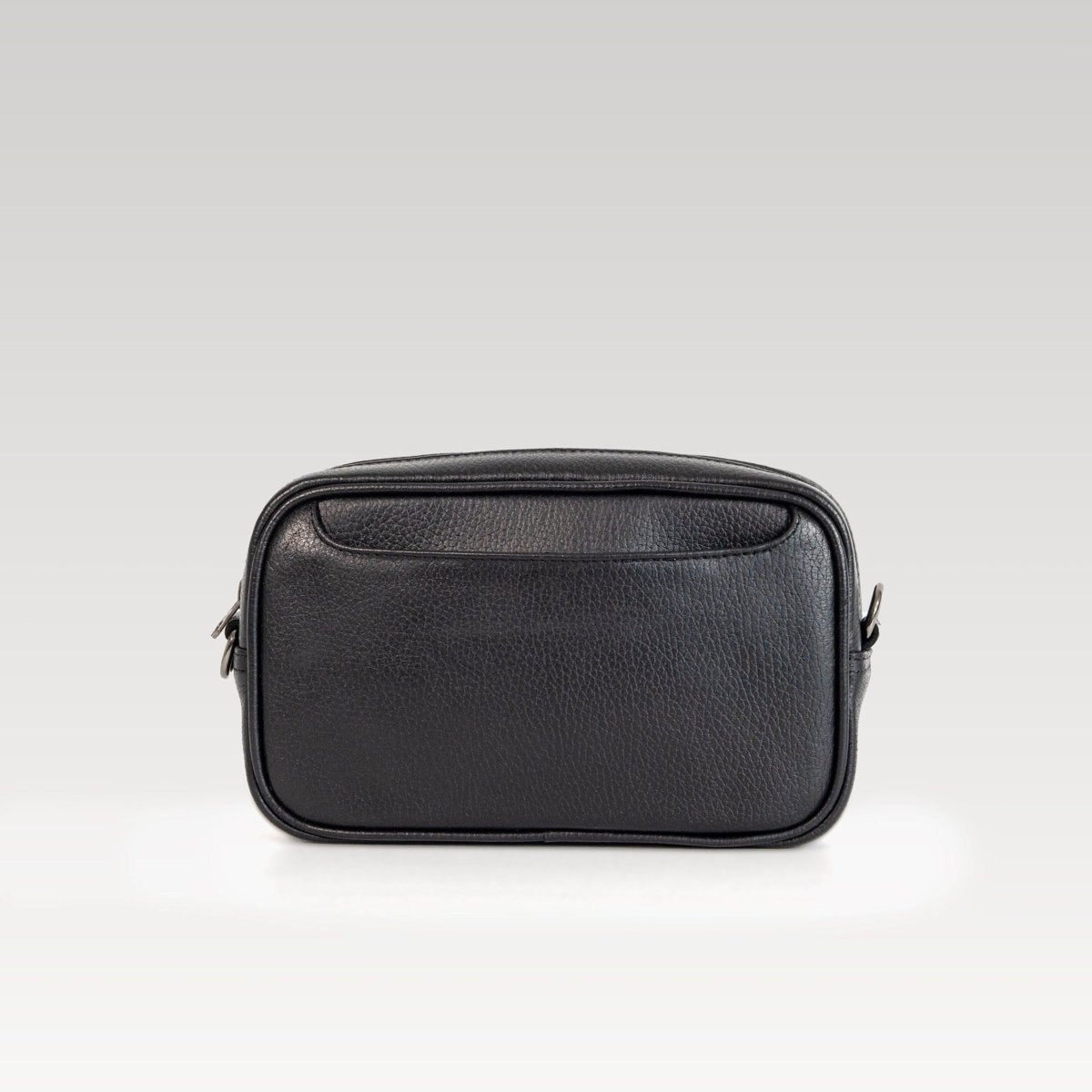 Bandolera de piel para hombre Alberto negro - JA LEATHER