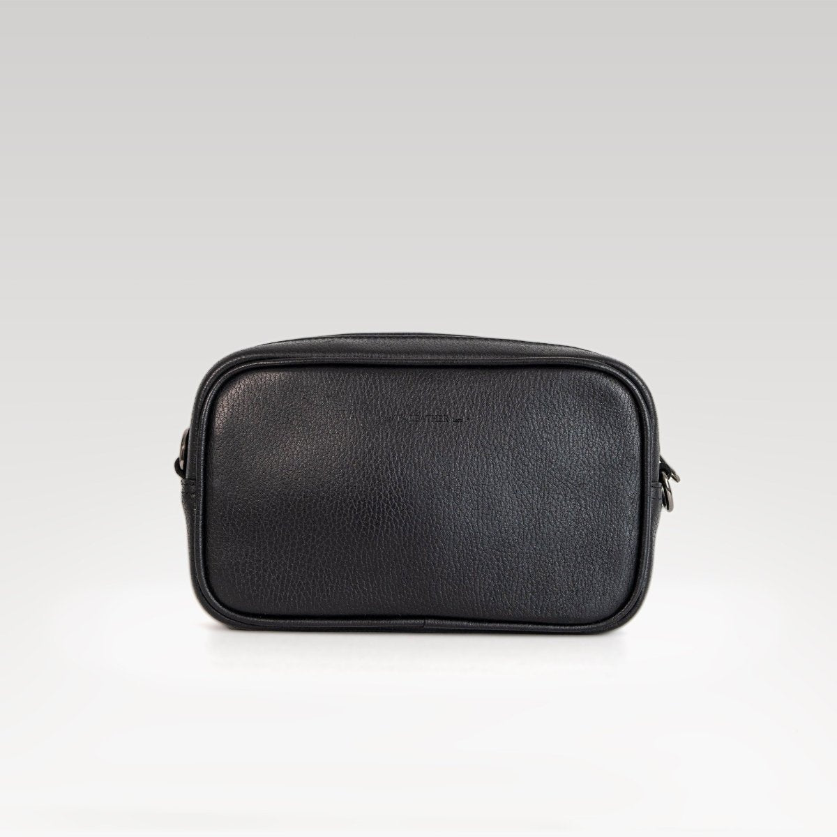 Bandolera de piel para hombre Alberto negro - JA LEATHER