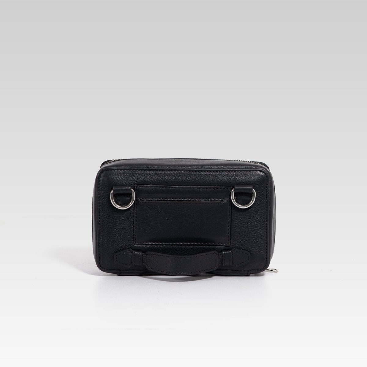 Bandolera de piel para hombre Santiago negro - JA LEATHER