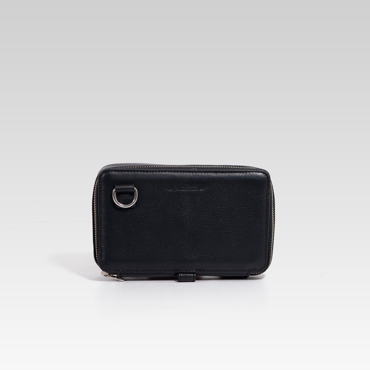Bandolera de piel para hombre Santiago negro - JA LEATHER