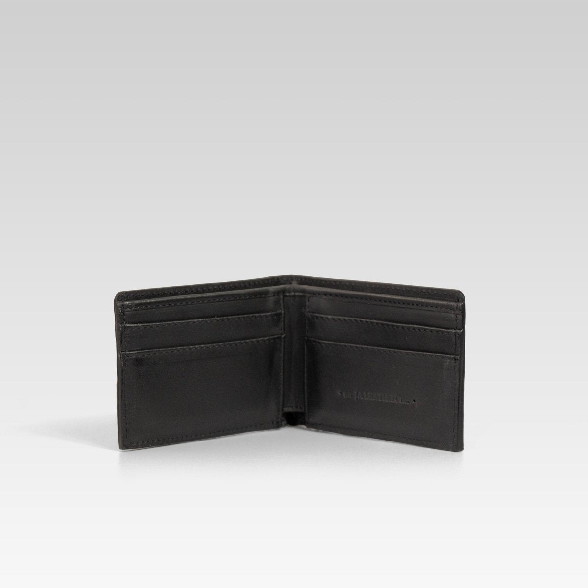 Billetera Clasica Negra ch - JA LEATHER