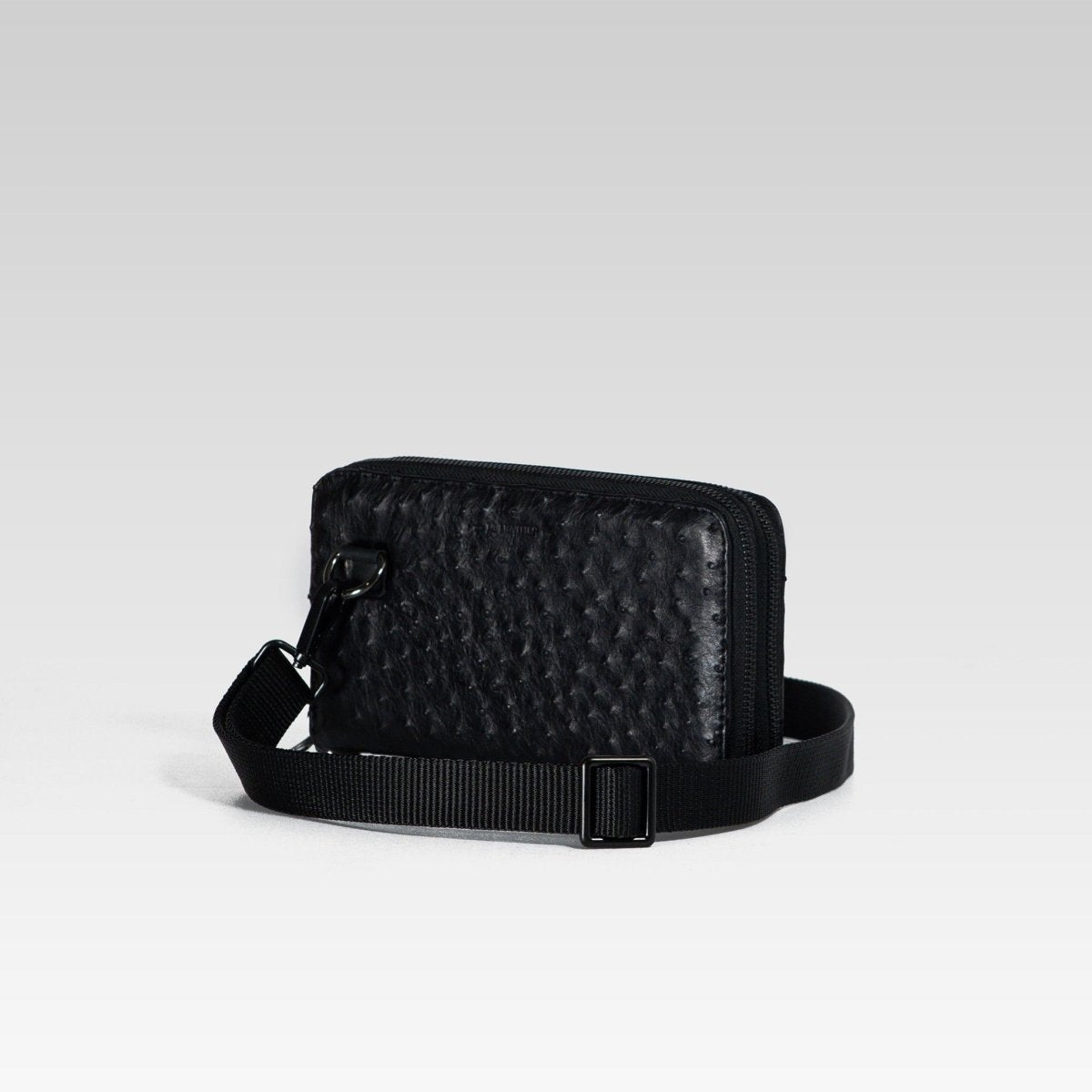 Cartera/Neceser Large Walker 2C avestruz genuina - JA LEATHER