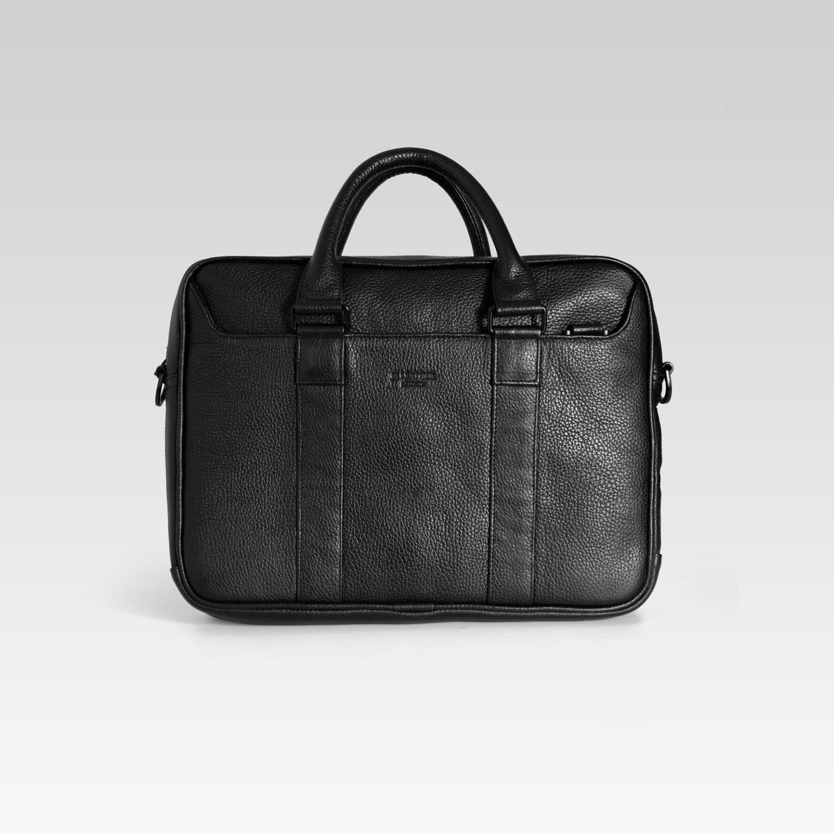 Maletin Portalap Fernando Negro - JA LEATHER
