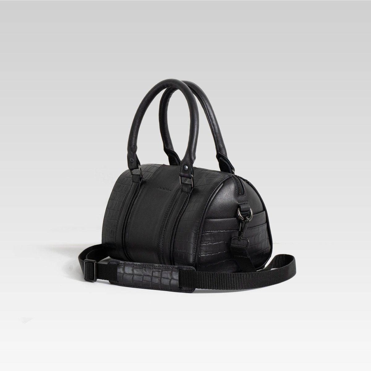 Mini b002 negra/cocodrilo negra Nueva maleta de viaje MINI - JA LEATHER