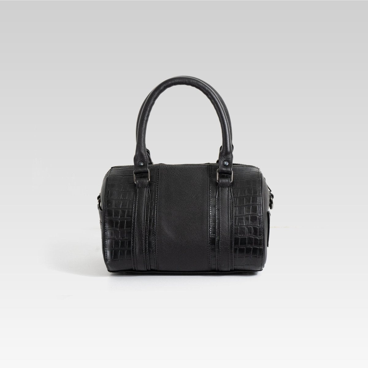 Mini b002 negra/cocodrilo negra Nueva maleta de viaje MINI - JA LEATHER