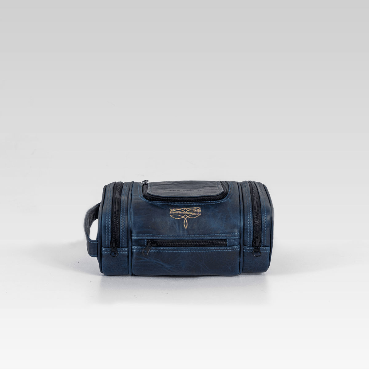 Neceser de piel para hombre azul ringle mx - JA LEATHER
